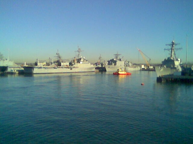 Several Navy ships
