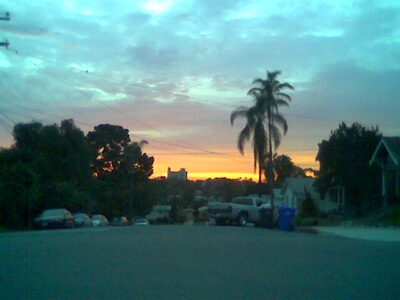 That's the UCSD Medical Center in the middle. This was taken about three block from my house.