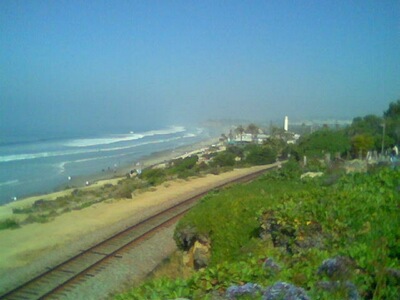 the beach at Del Mar