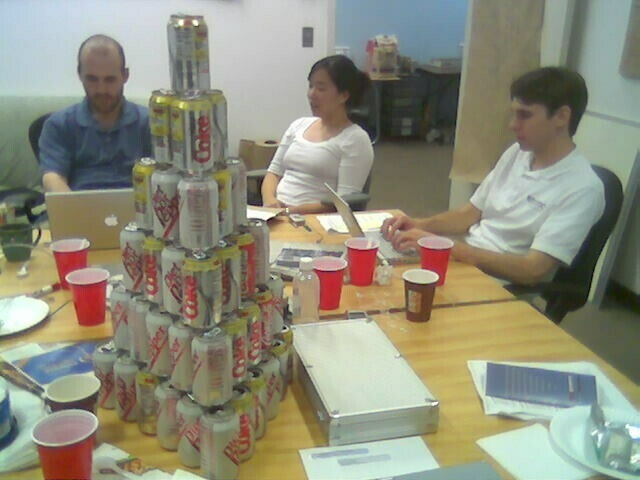 Taken when the pyramid reached level 6.