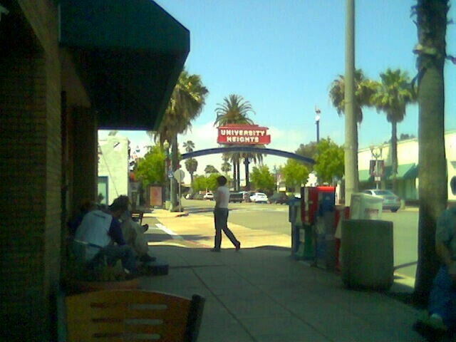 University Heights sign from Twigg's