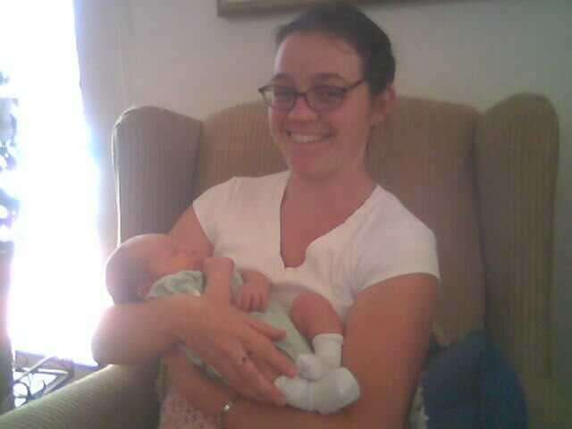 Andy with his Auntie Erin