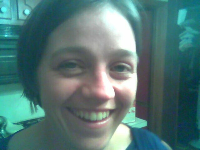 Erin, in my parents' kitchen