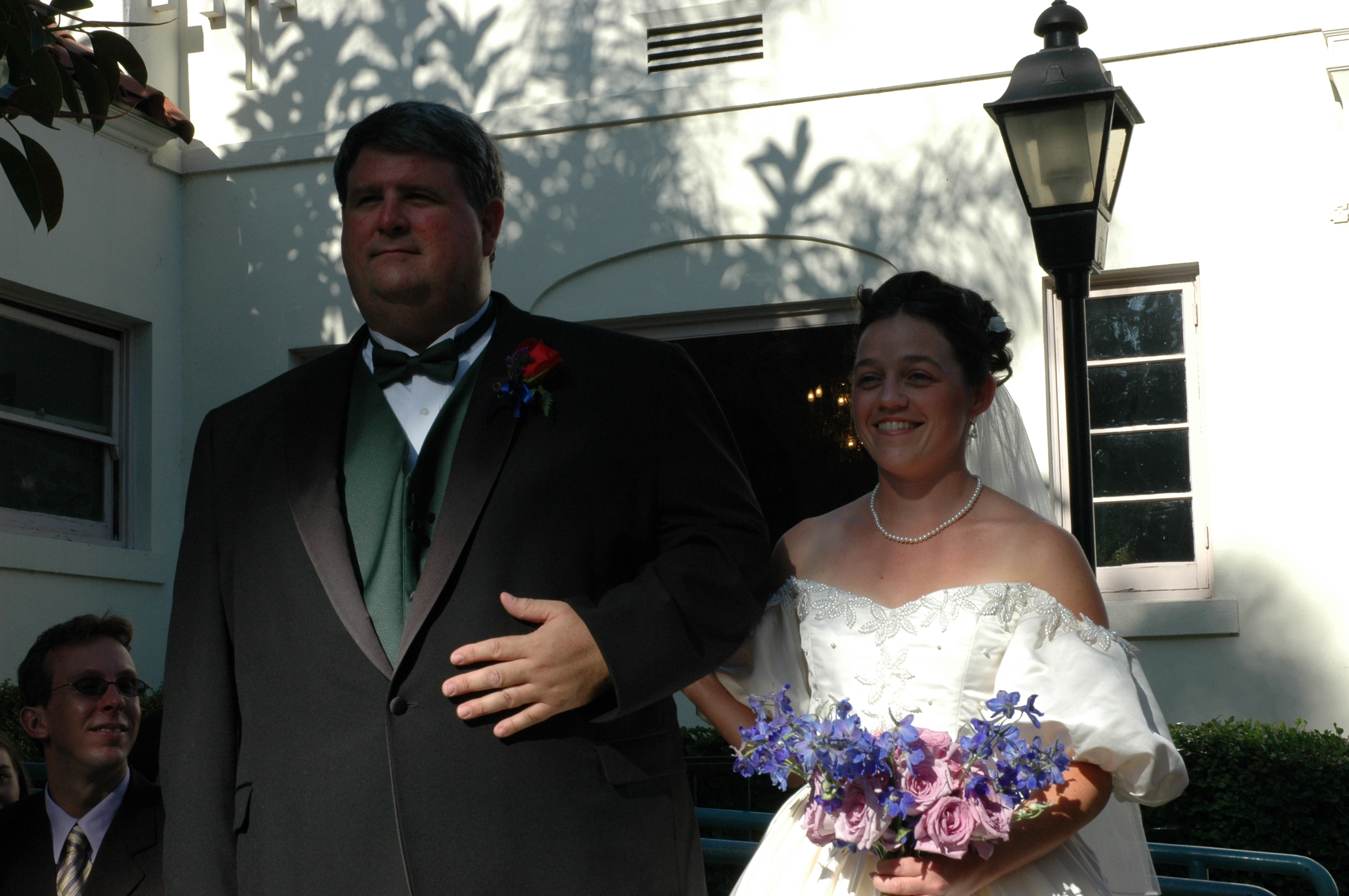 Erin, being escorted by Mark