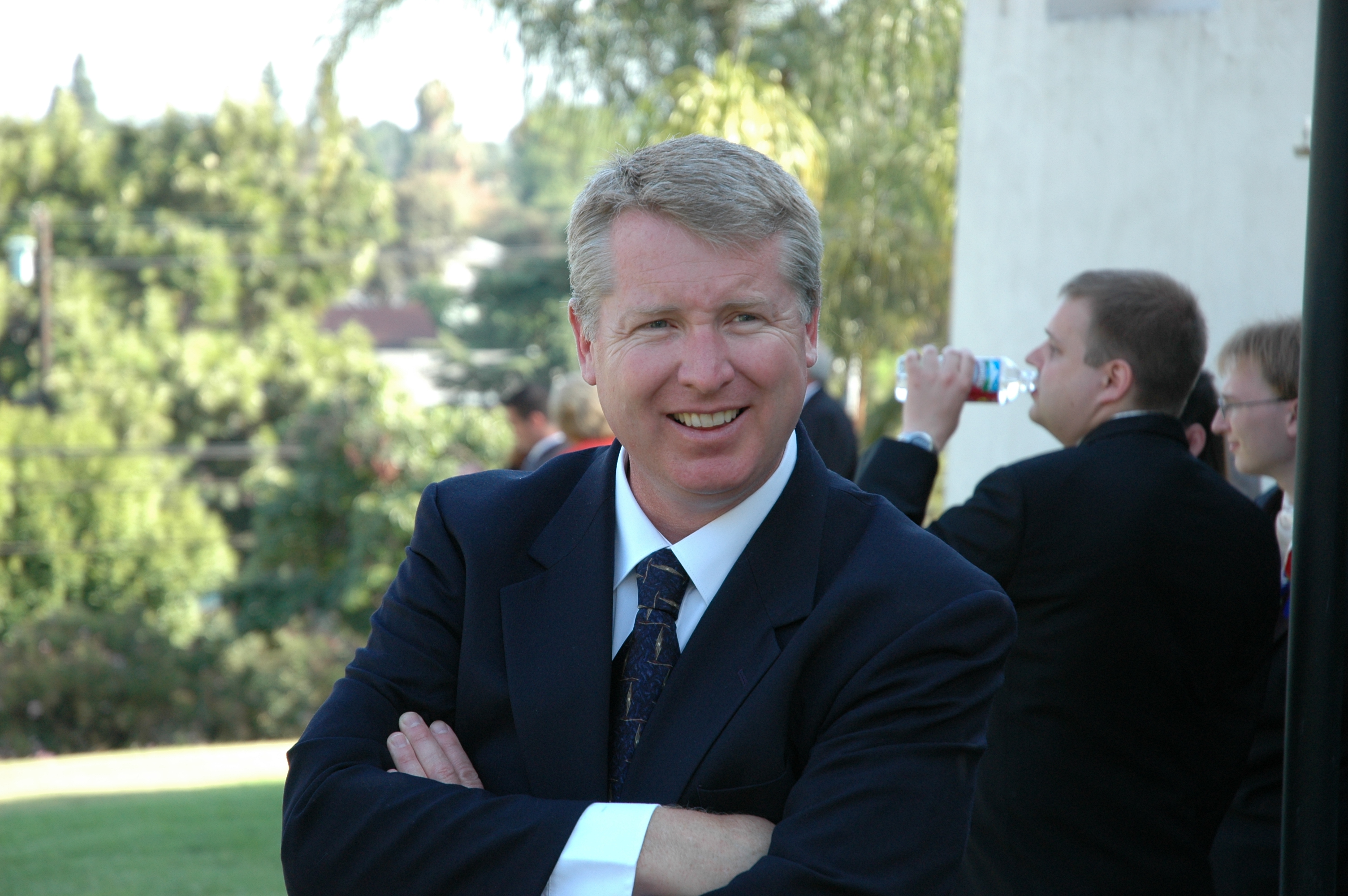 Brendan, looking presidential