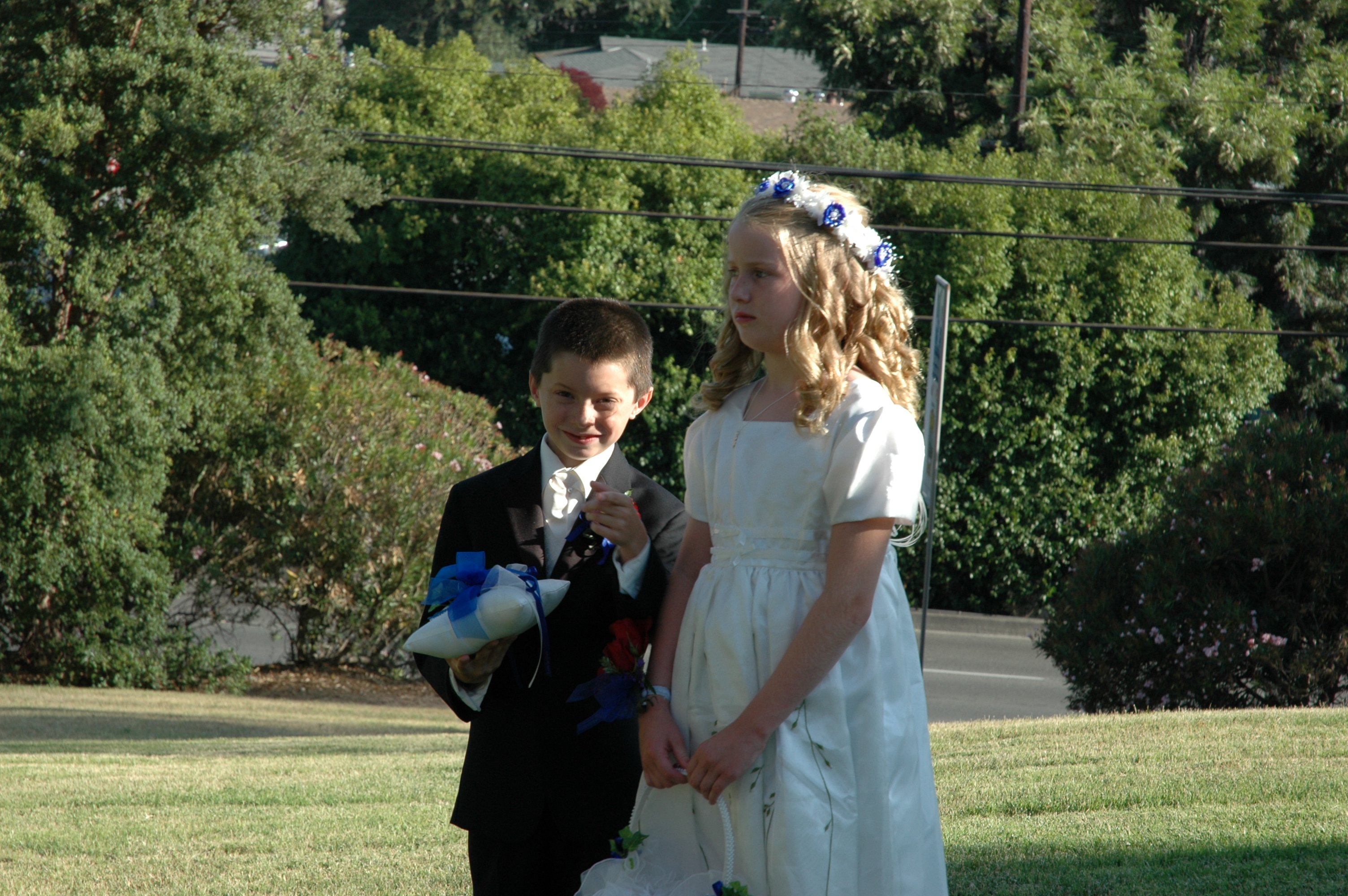 Ring bearer & flower girl