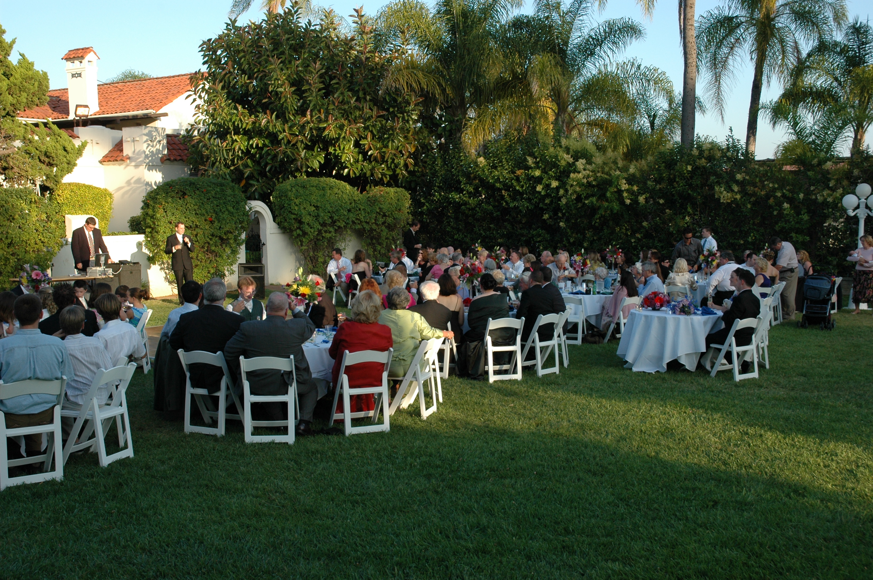 The west lawn