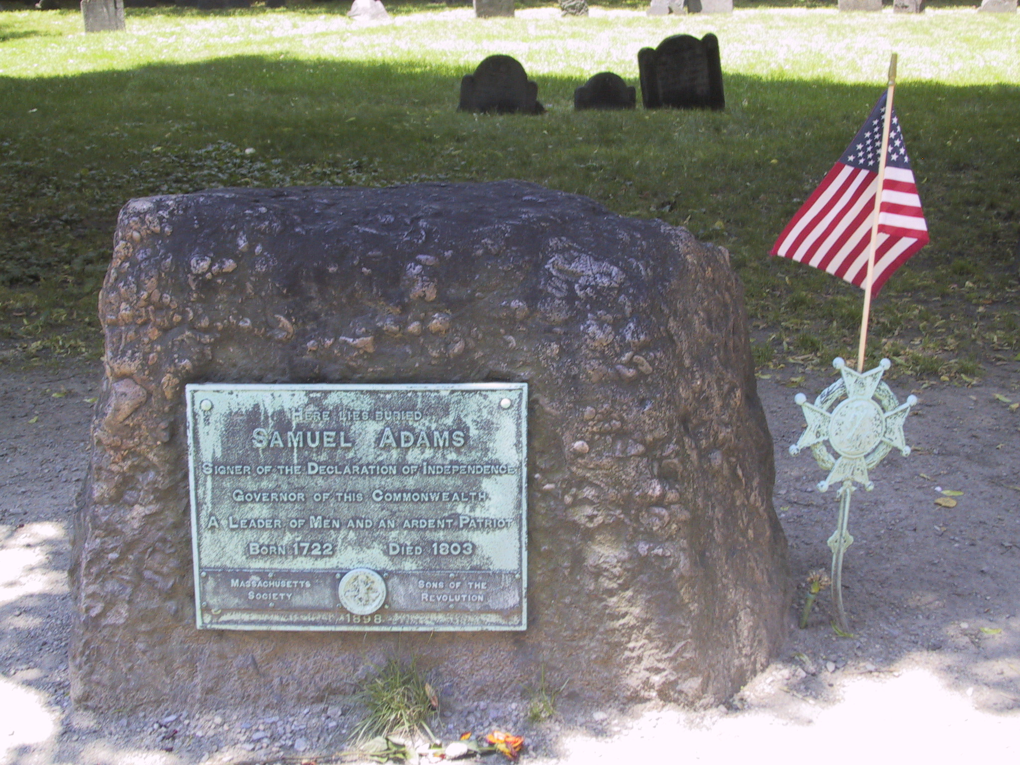 Sam Adams' grave
