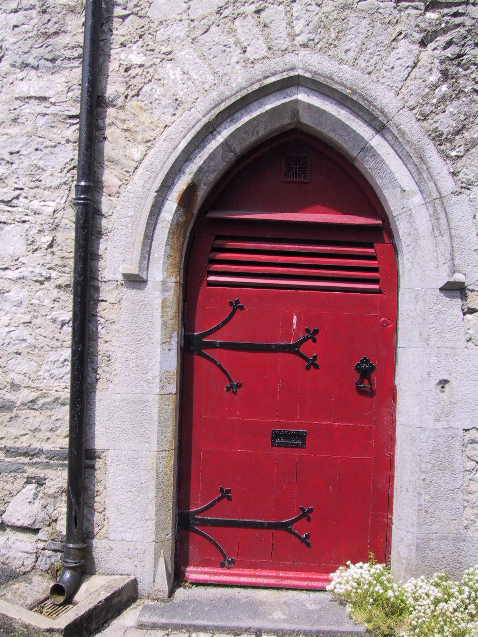 Church door in Adare