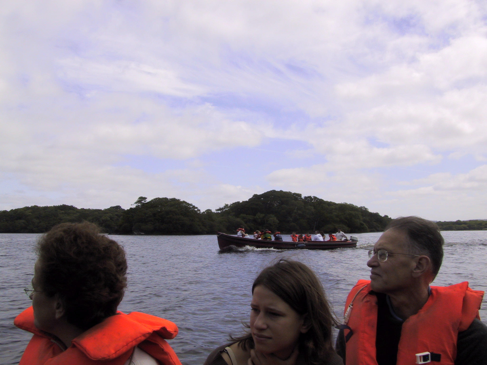 another boat of tourists