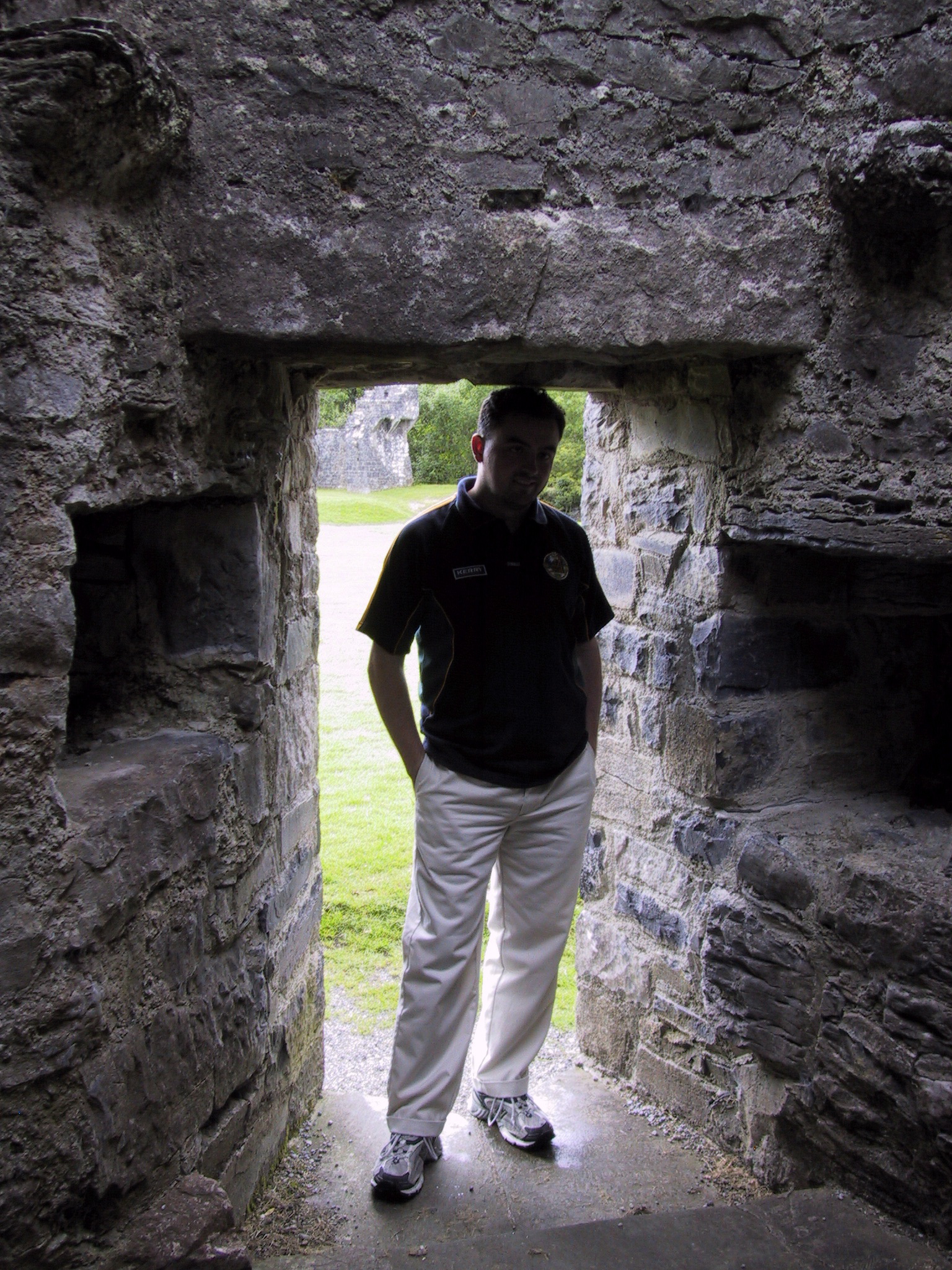 me in another Aughnanure doorway