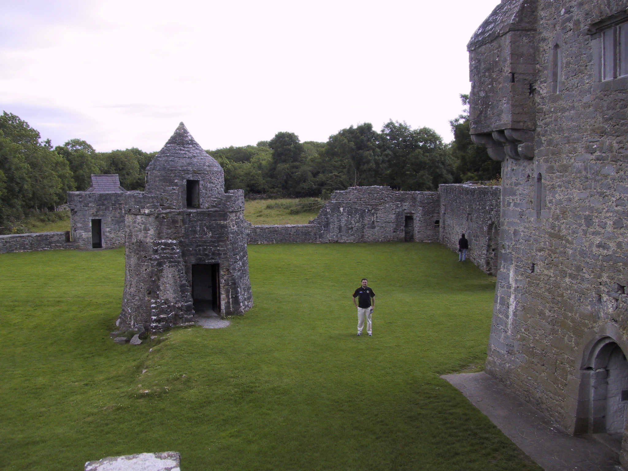 view from the riverside wall, Aughnanure