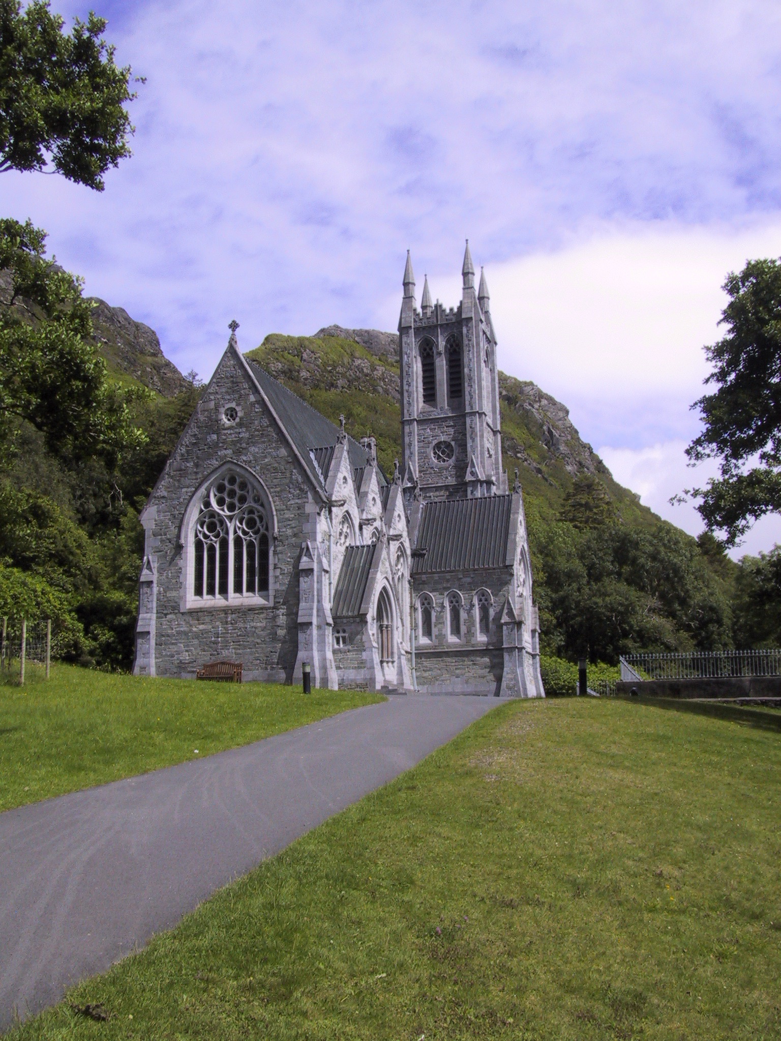 The chapel of Kylemore Abbey, Connemara, Co. Galway