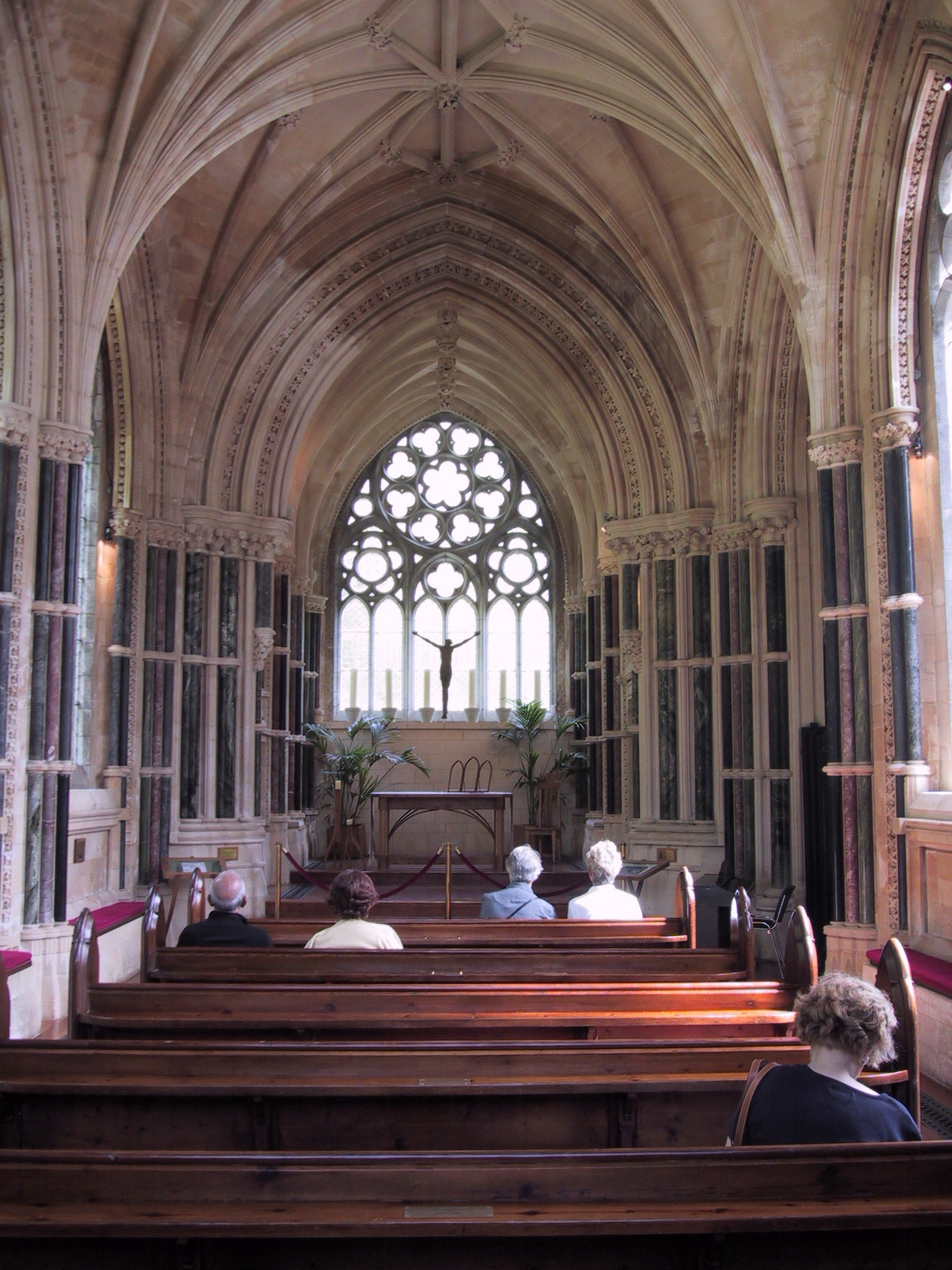 Inside the chapel of Kylemore Abbey, Connemara, Co. Galway