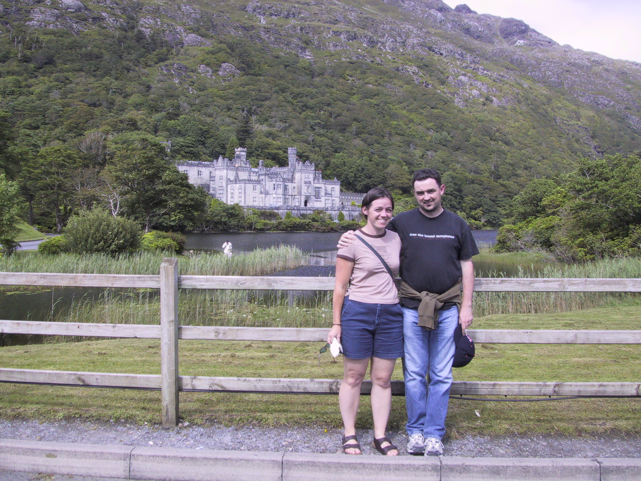 Erin and me, Kylemore Abbey, Connemara, Co. Galway