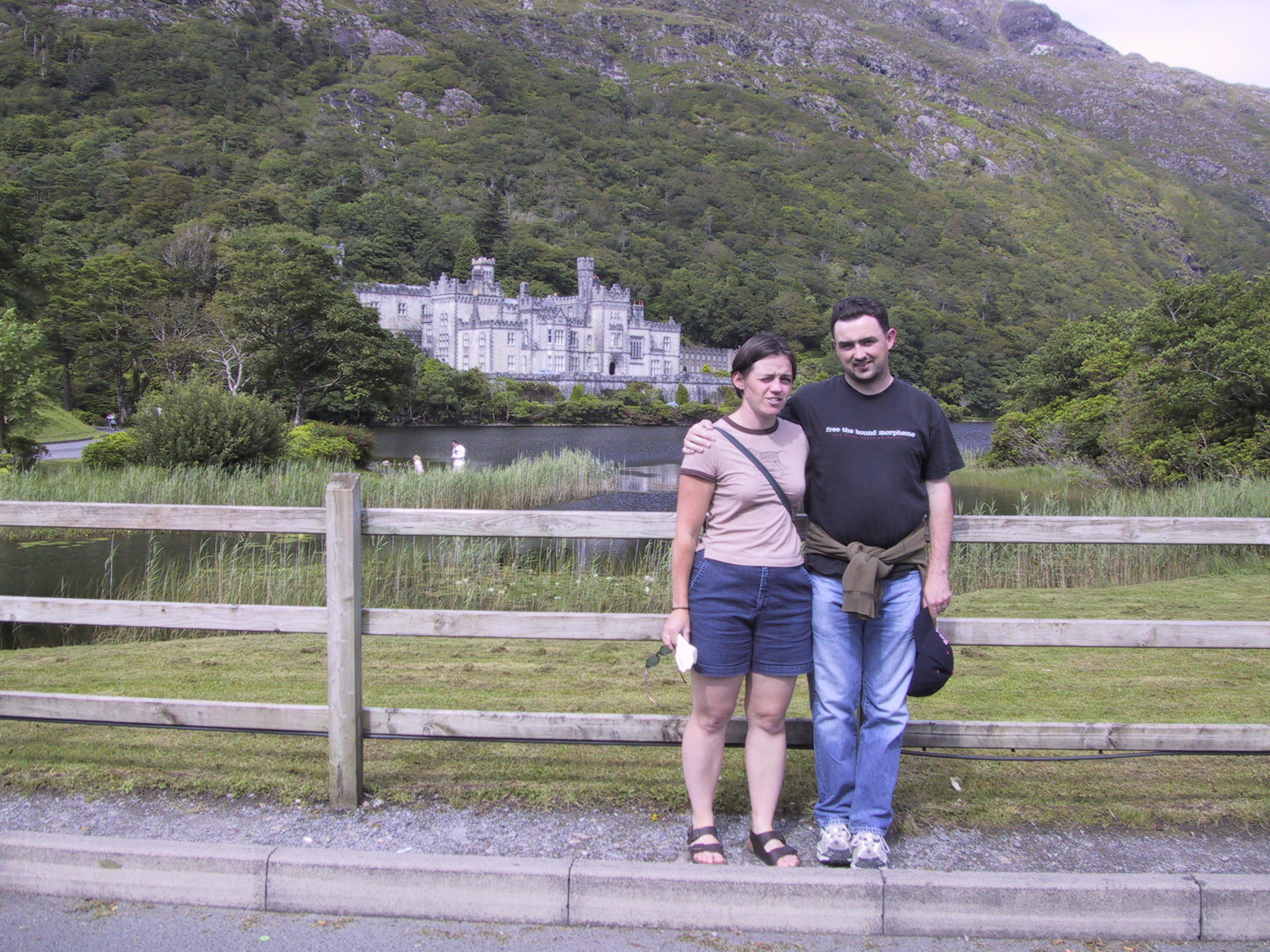 Erin and I at Kylemore Abbey, Connemara, Co. Galway