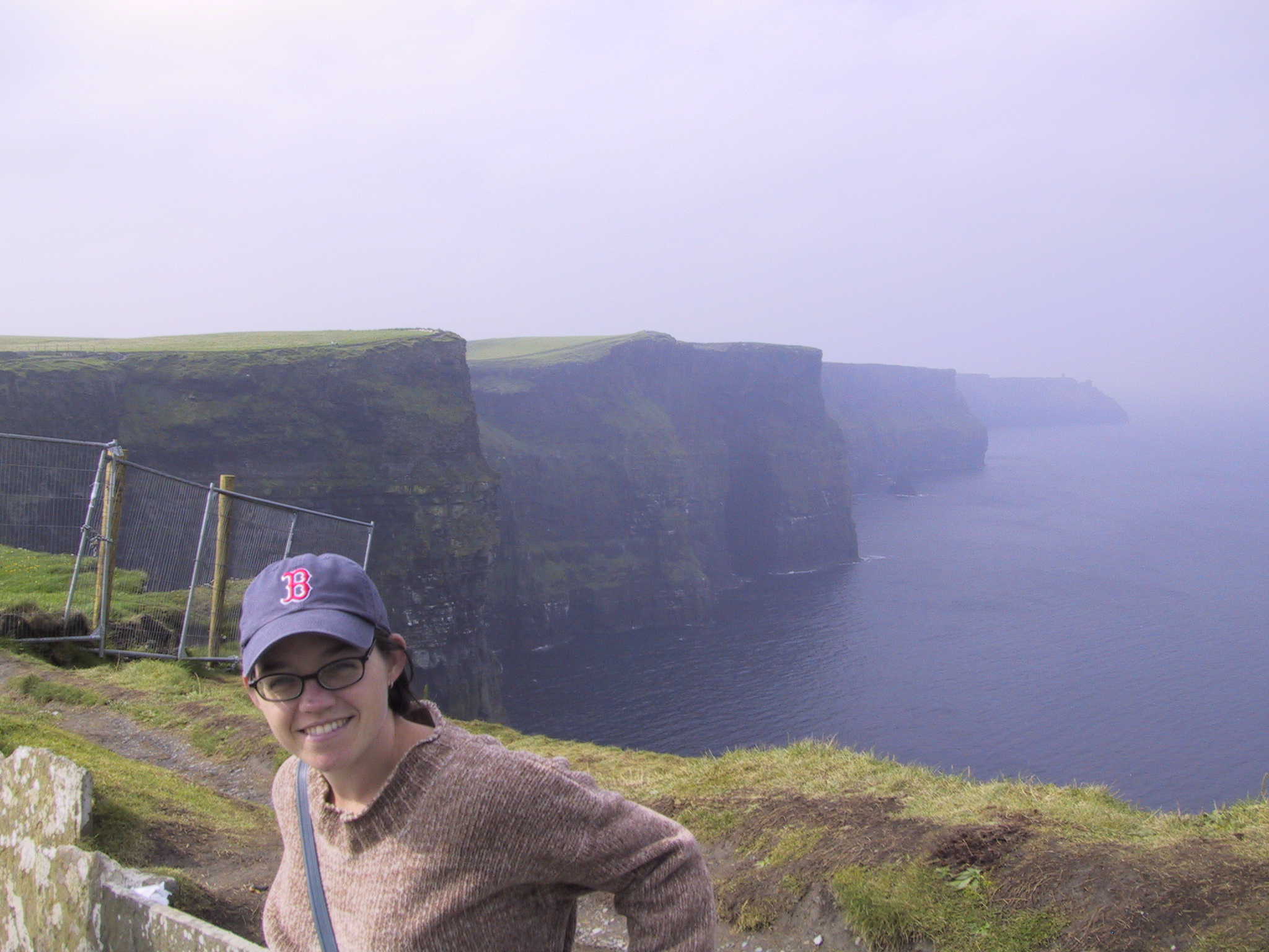Erin at the Cliffs of Moher