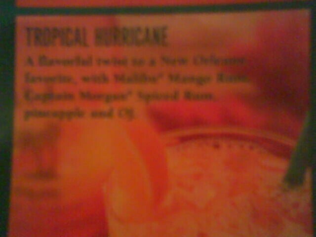 A quite tasteless daily special item at Bennigan's
