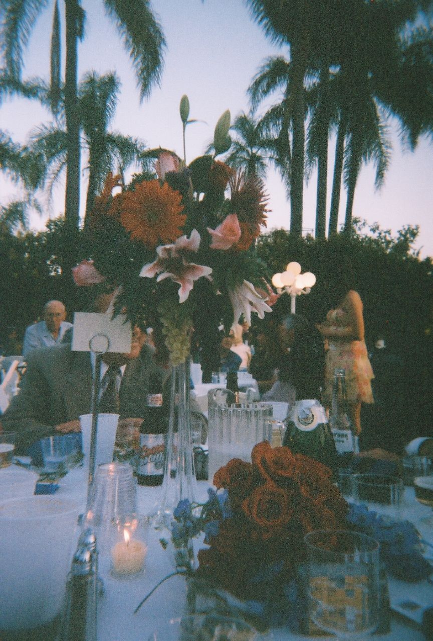 a flower arrangement