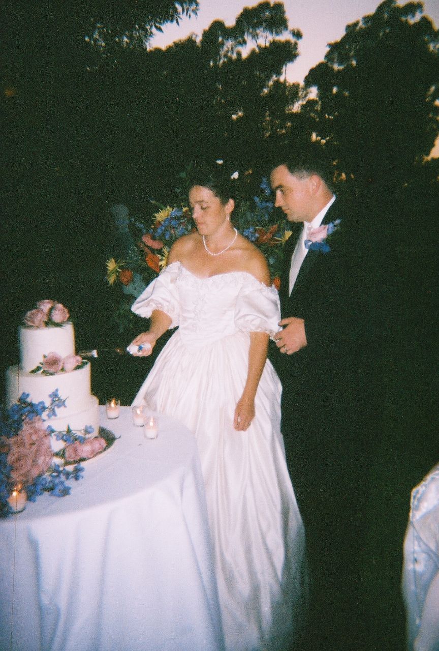 Cutting the cake