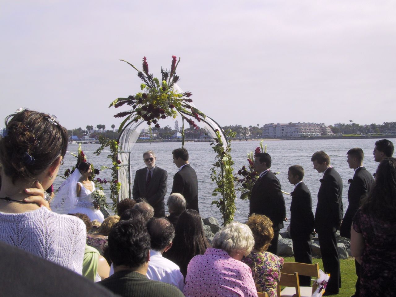 Jennifer watches the wedding