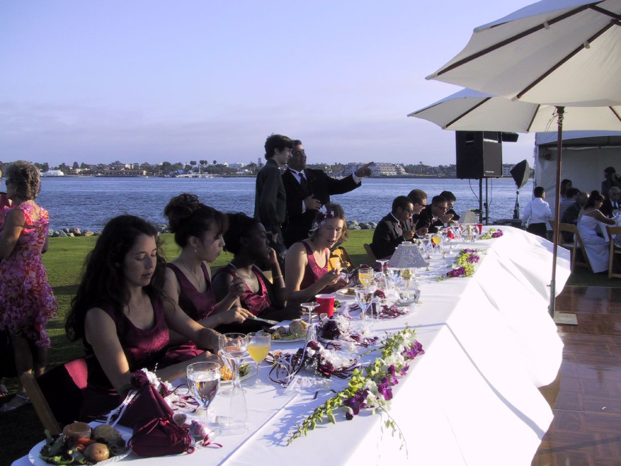 the ladies at the head table
