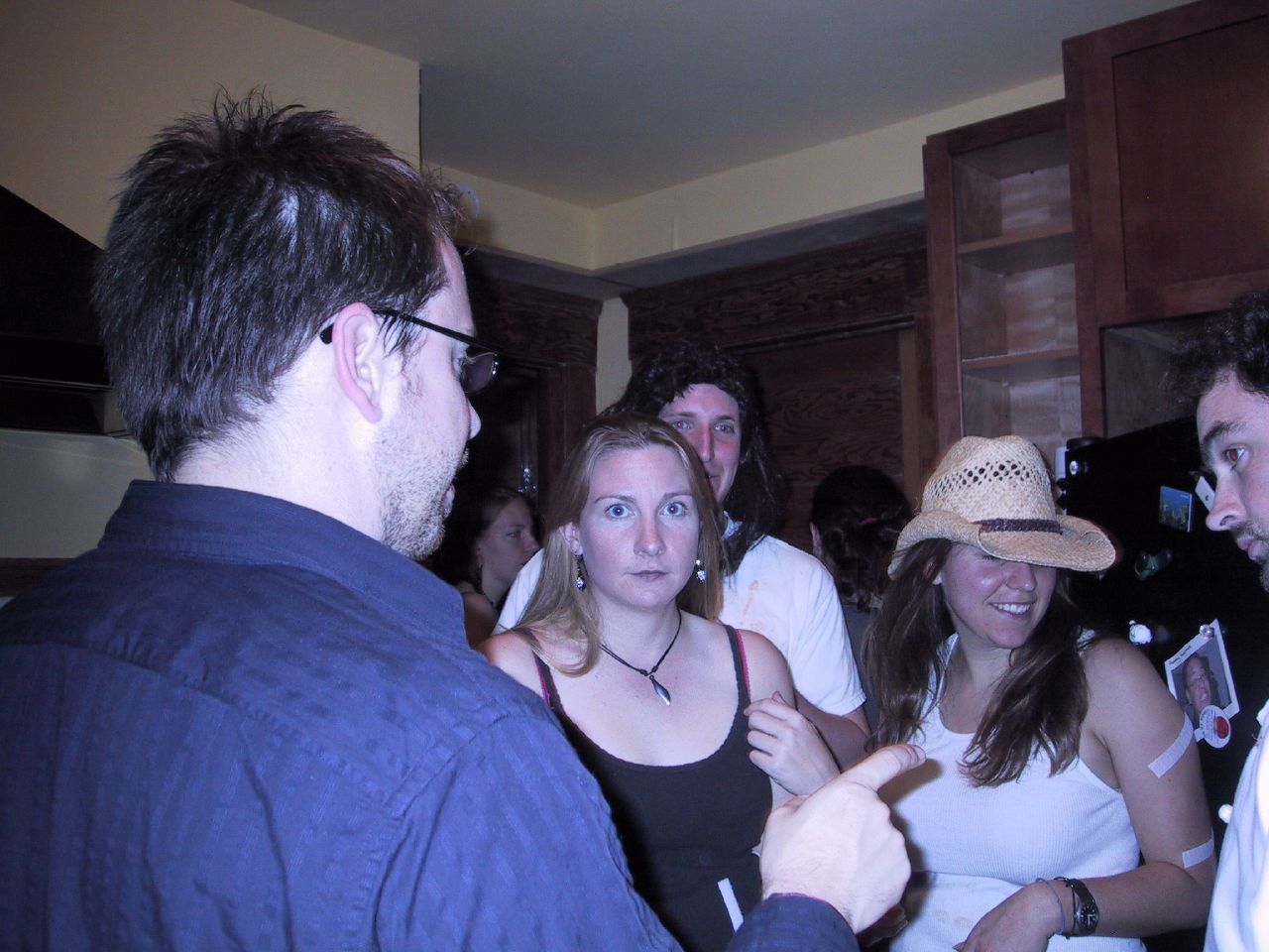 candid kitchen crowd shot