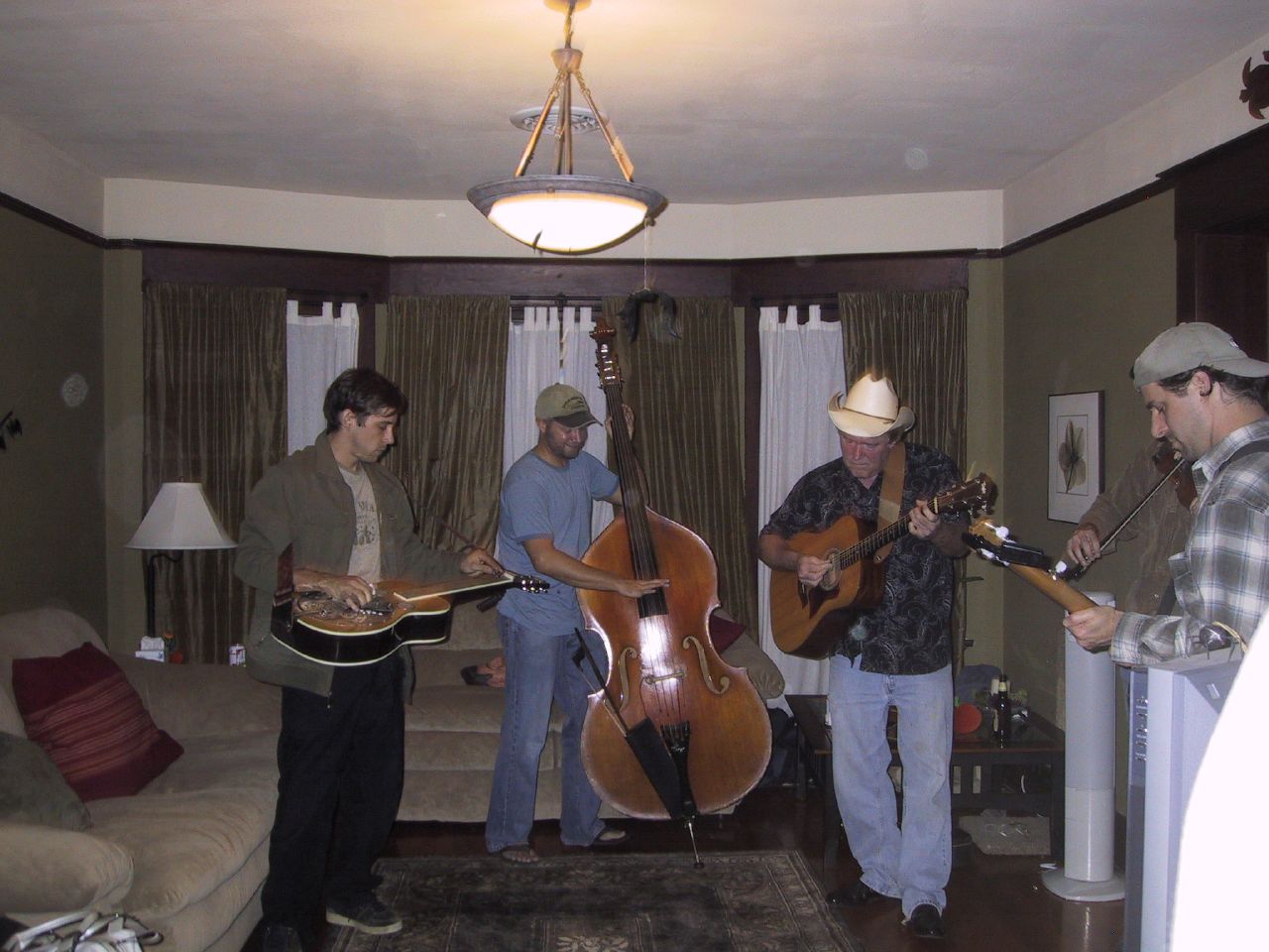 whose name I have forgotten, playing in Michelle's living room.