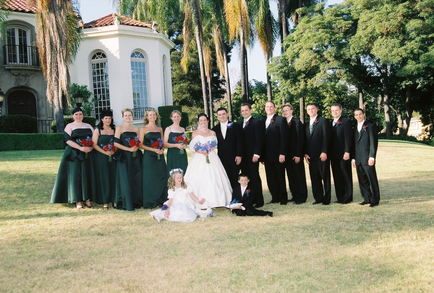 the wedding party