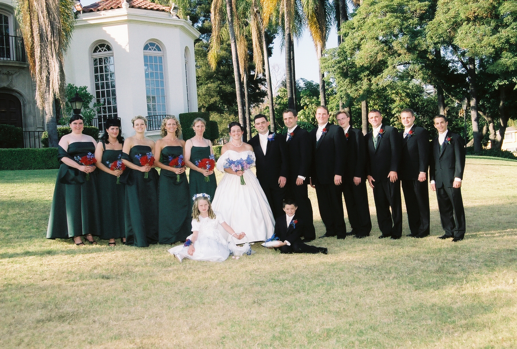 the wedding party