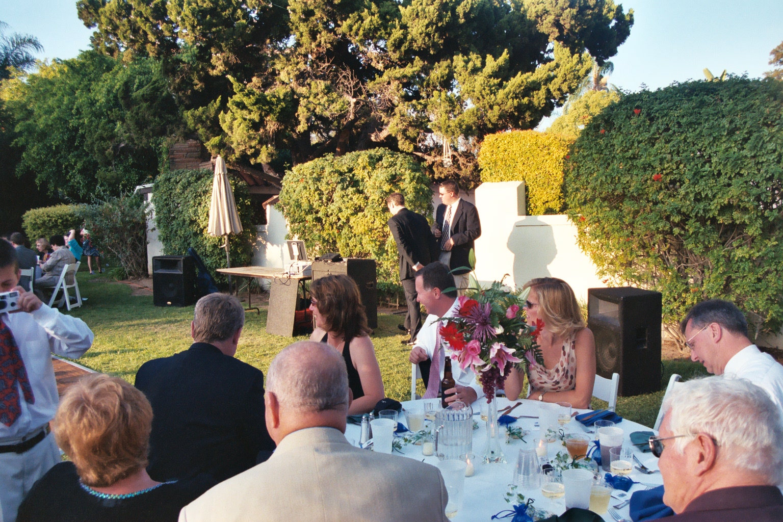 Gill table during the wedding