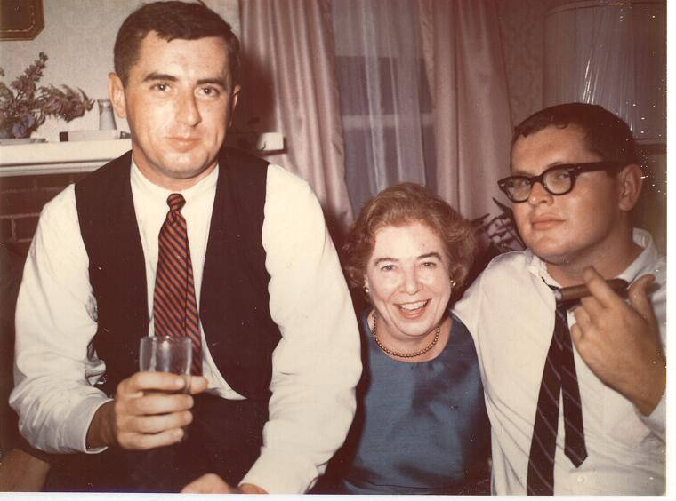 At Paul O'Connor's wedding, 1966