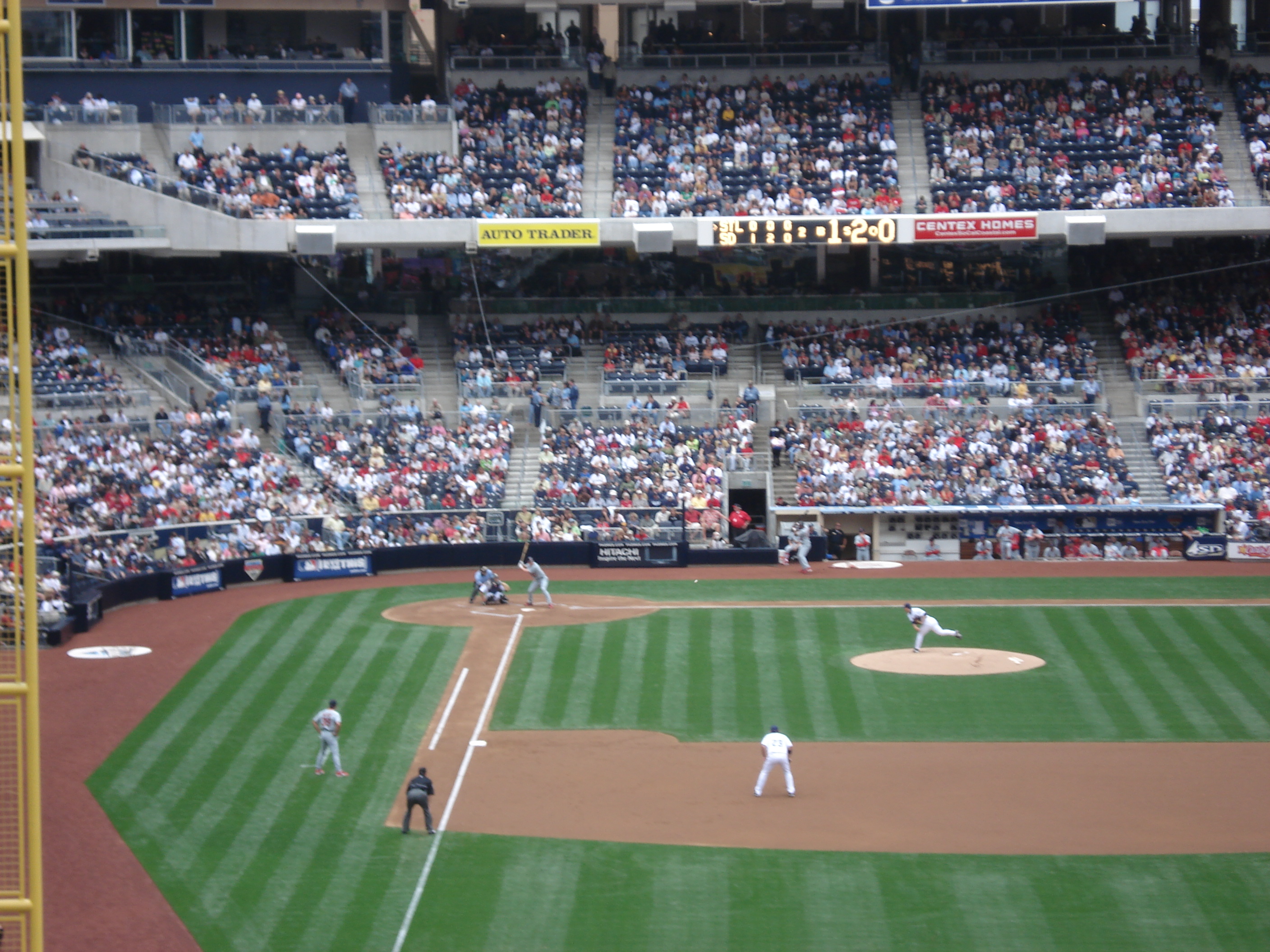 Pitch in mid-flight