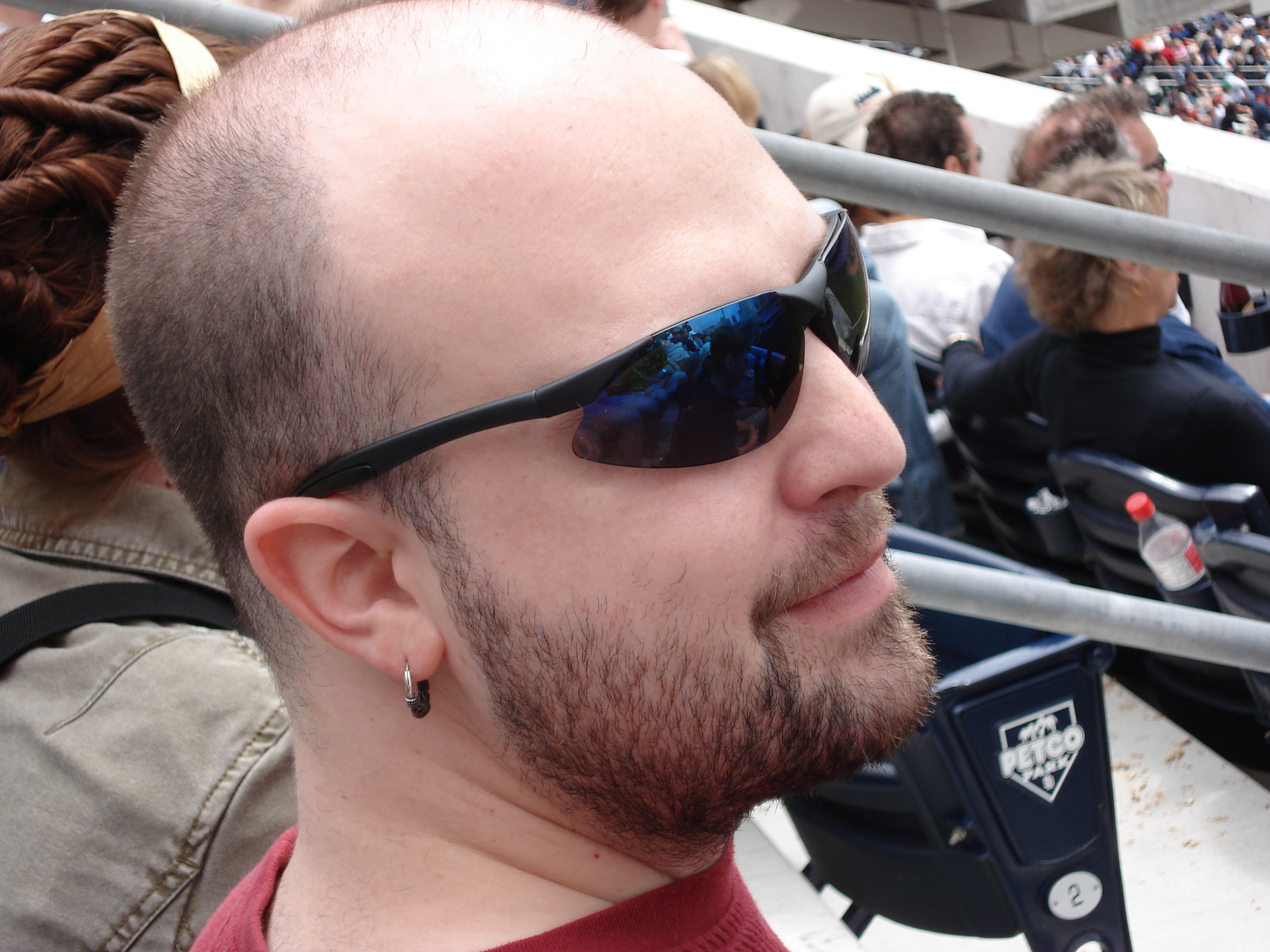 Mathew, enjoying the game