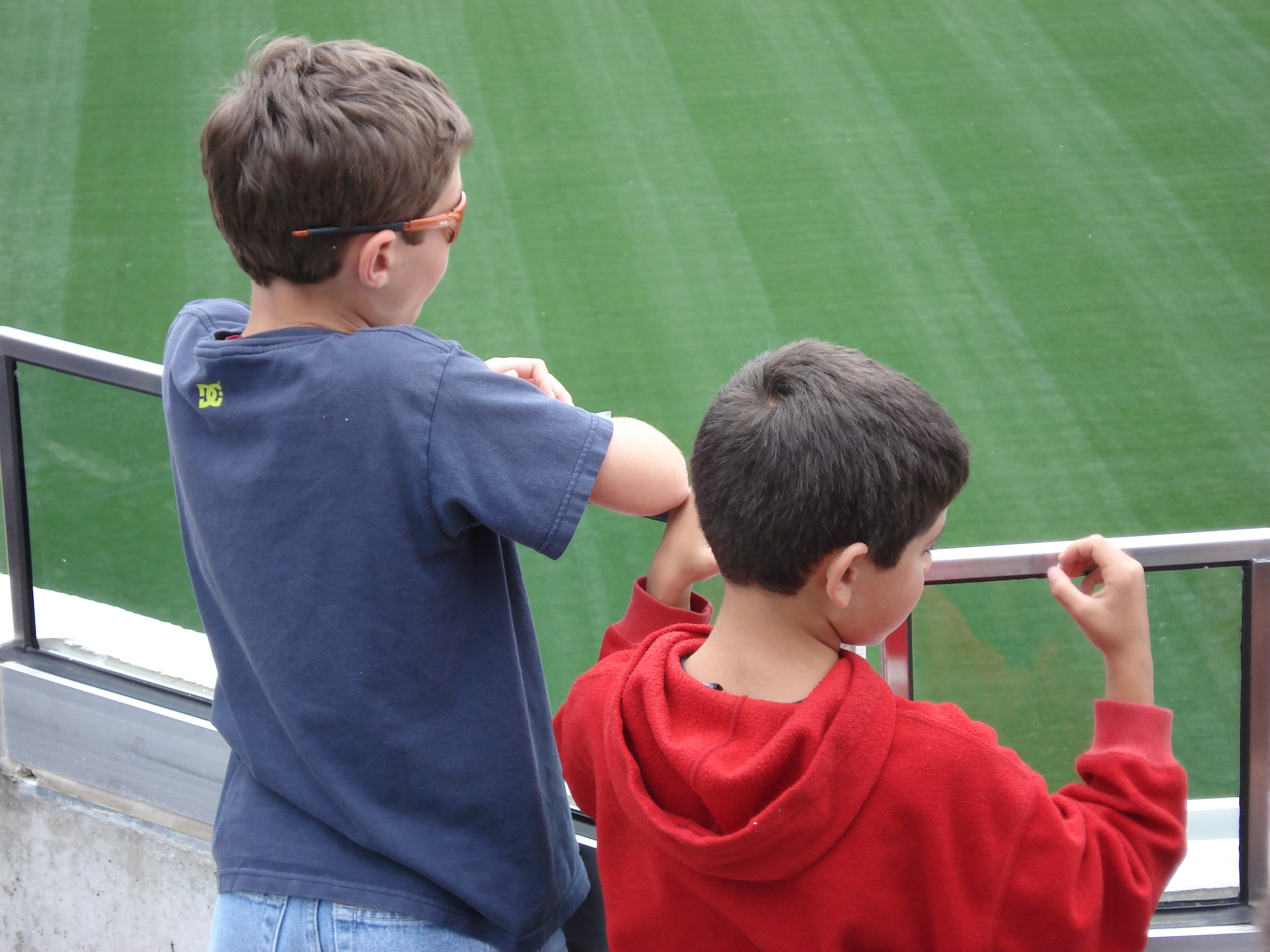Kids enjoying the game