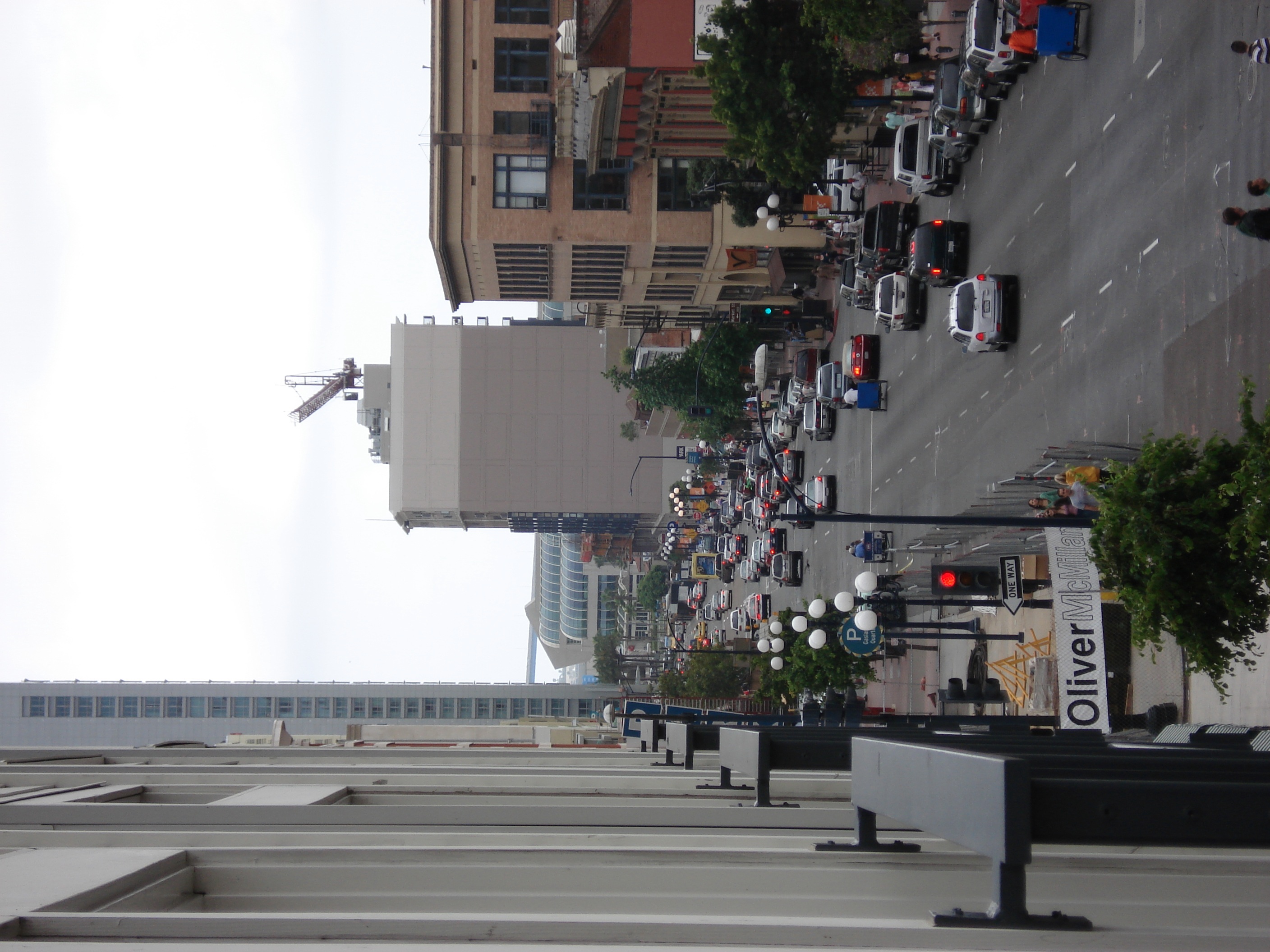 South along Sixth