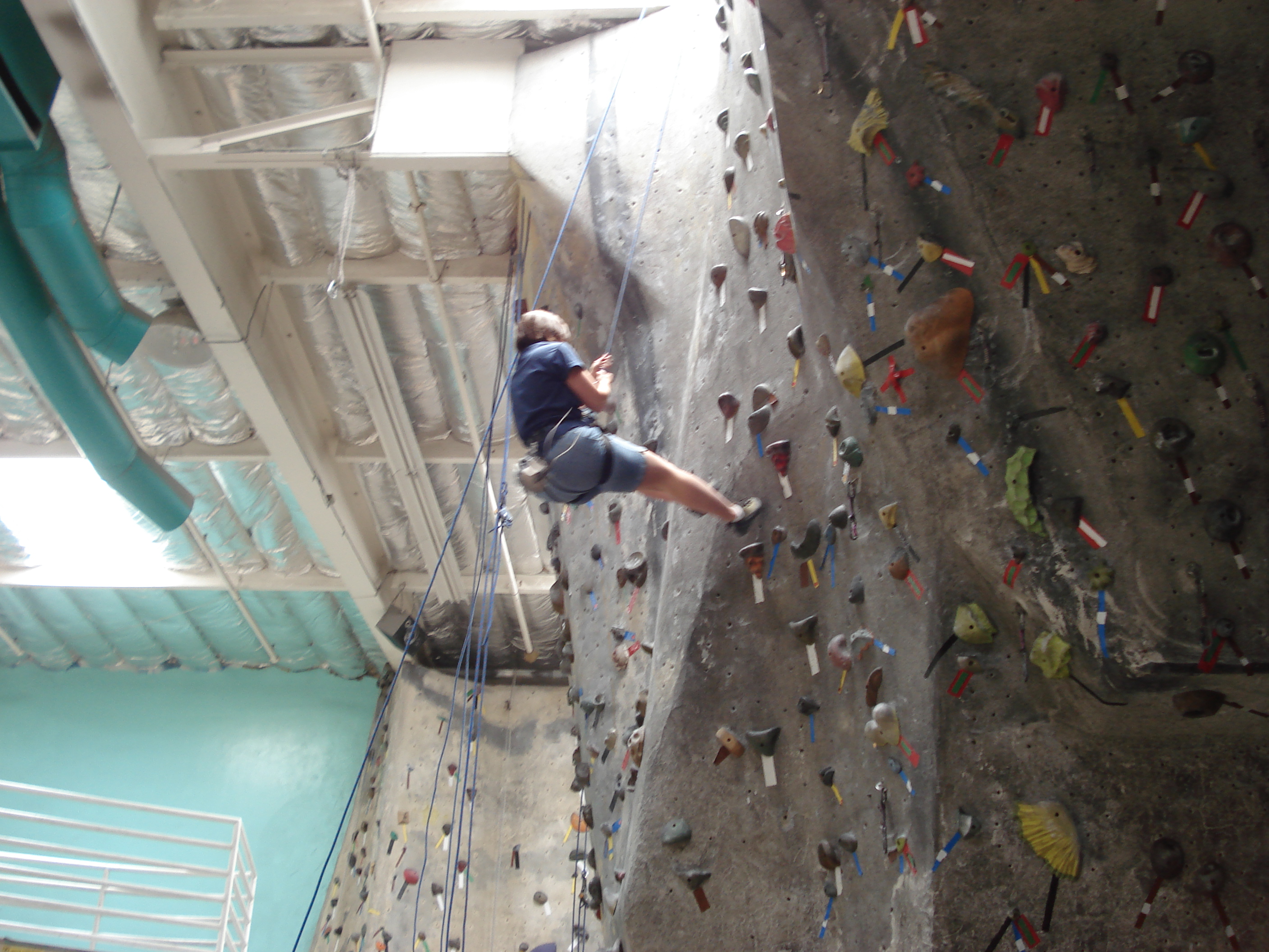 Heading down