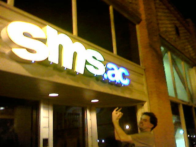 Another shot of me flipping spammers off.