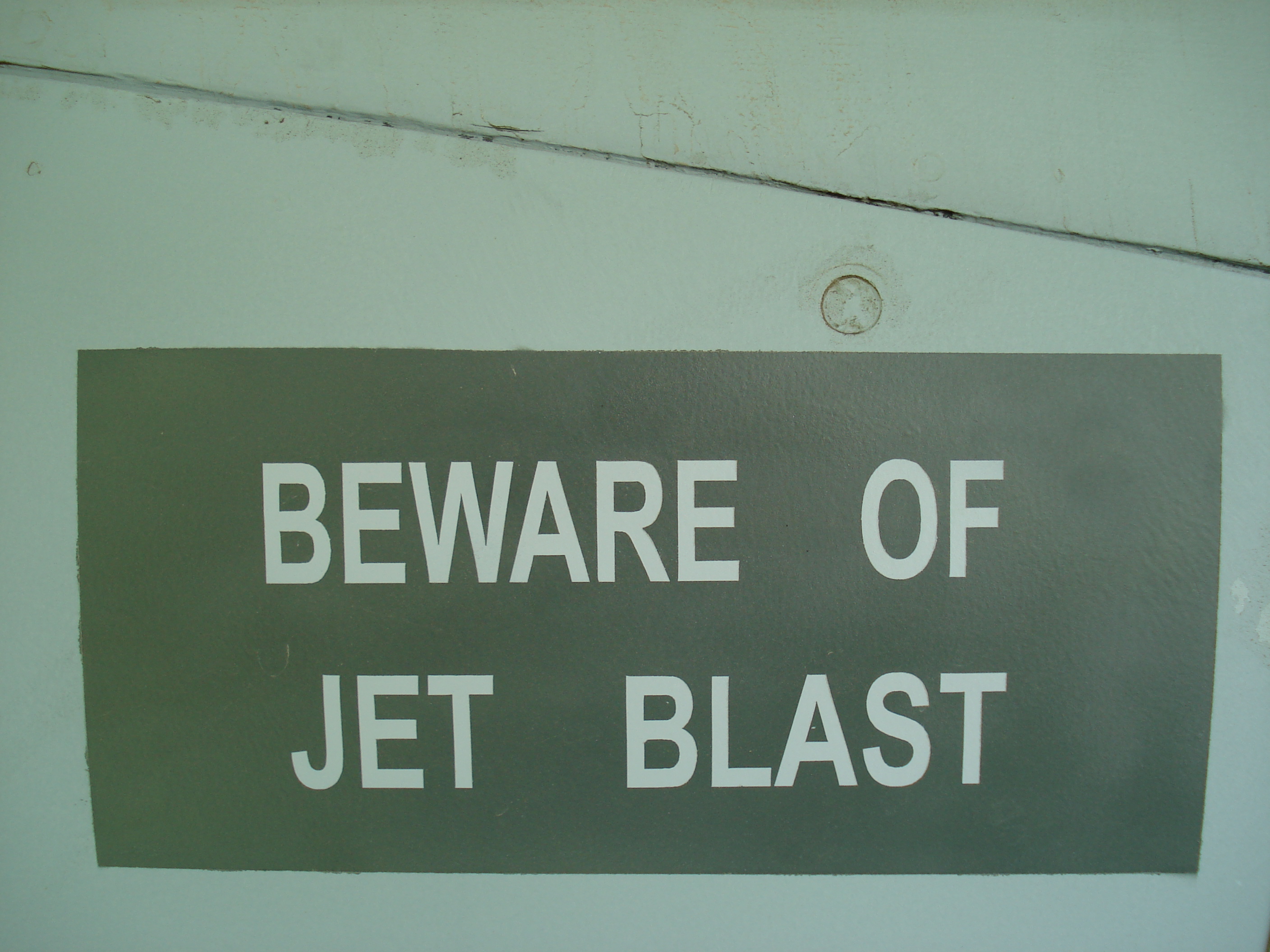 Beware of Jet Blast!
