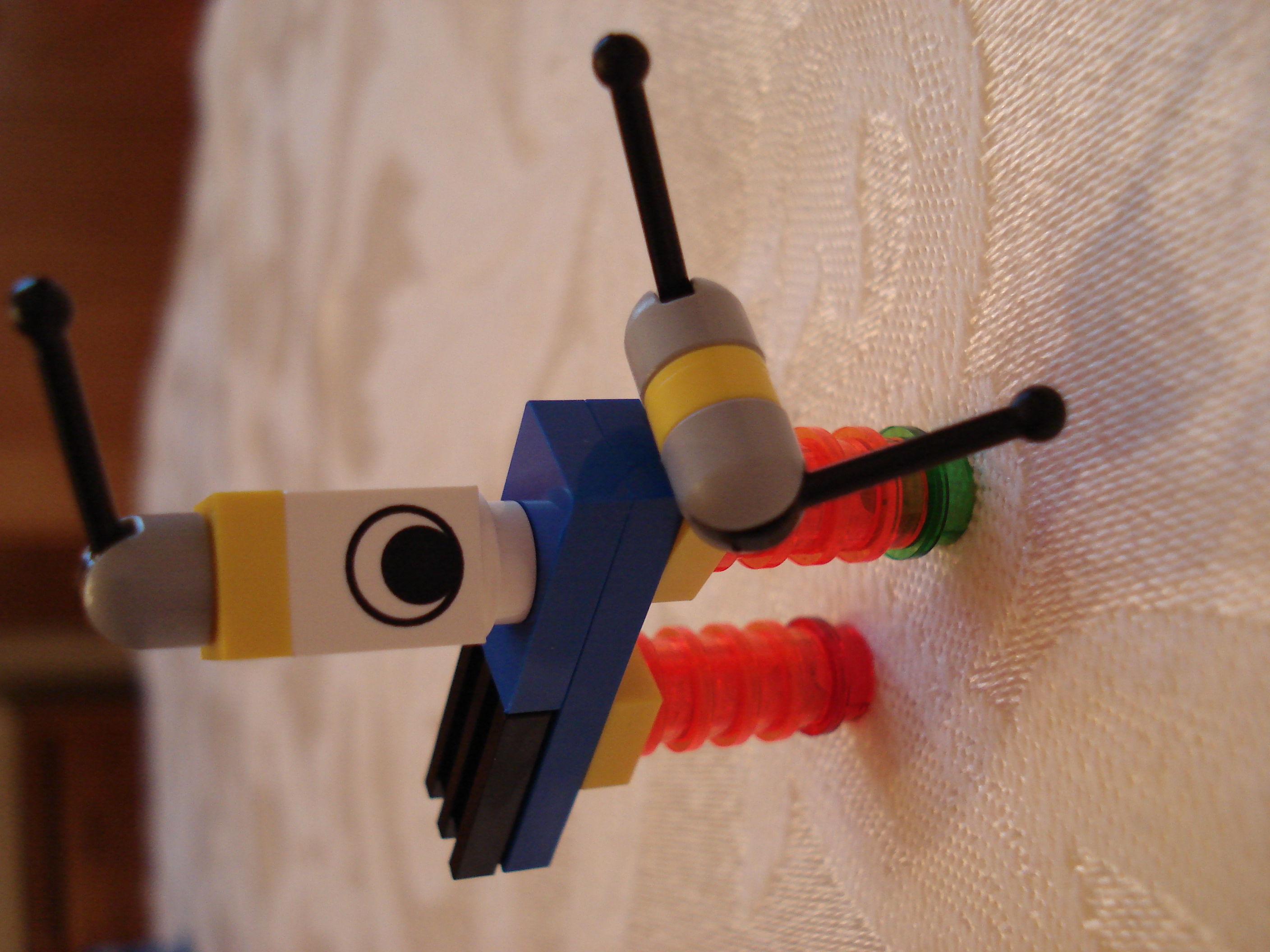 Several sets have had extra pieces in them. Each day, Extra Pieces Guy gets weirder and weirder!