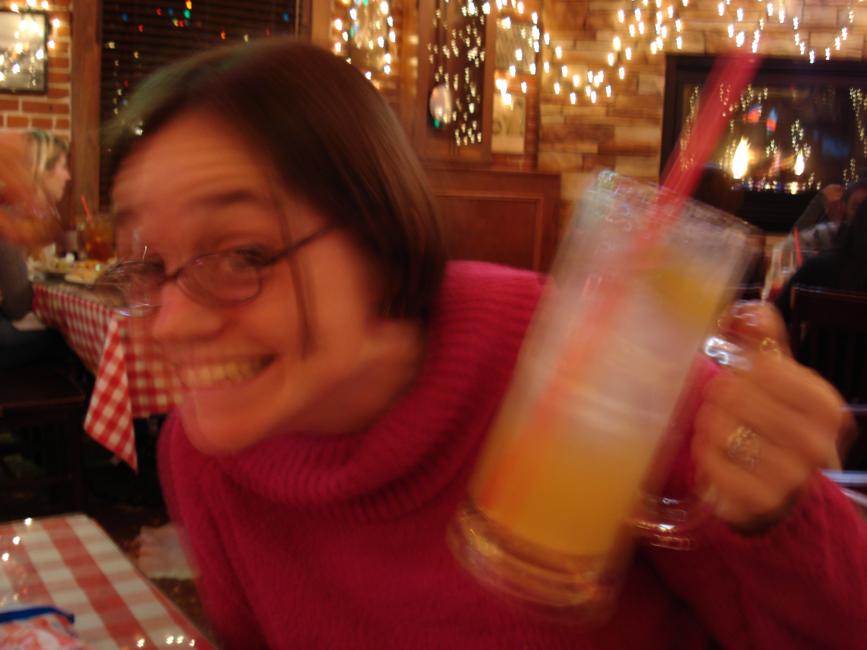 Size comparison: Margarita & Erin's head