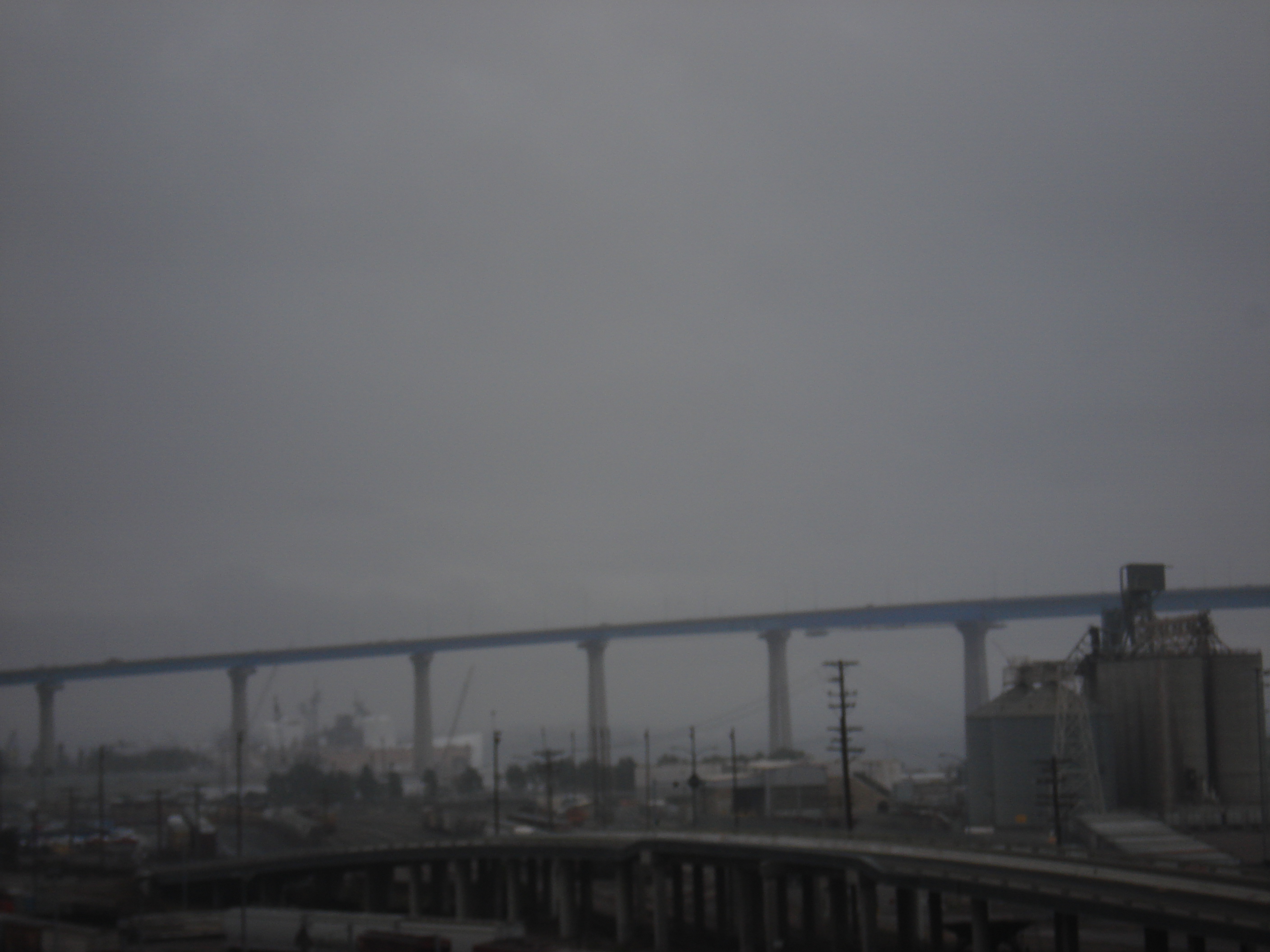 A dreary morning in San Diego