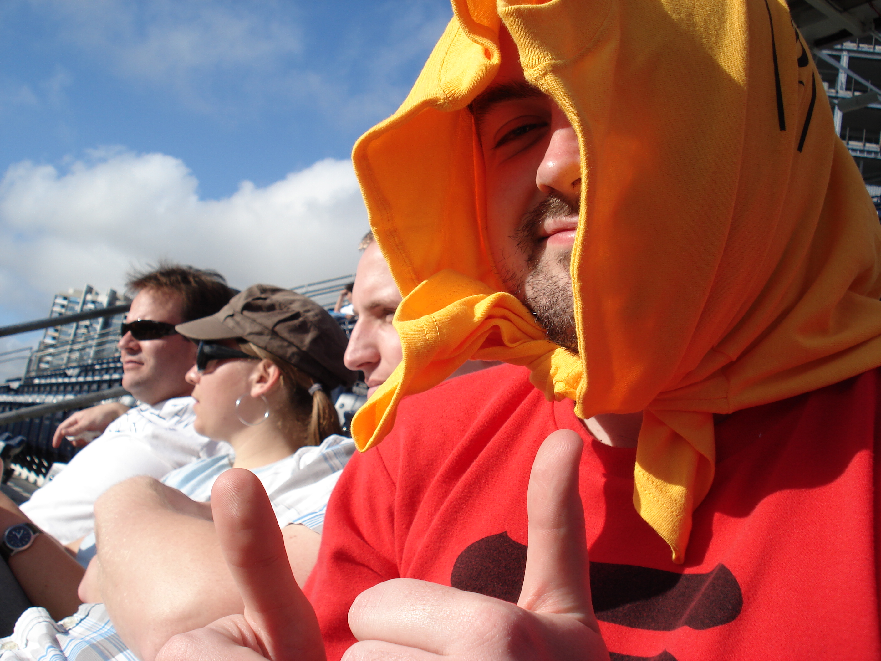 My new, two-T-shirt sun-blocking technique