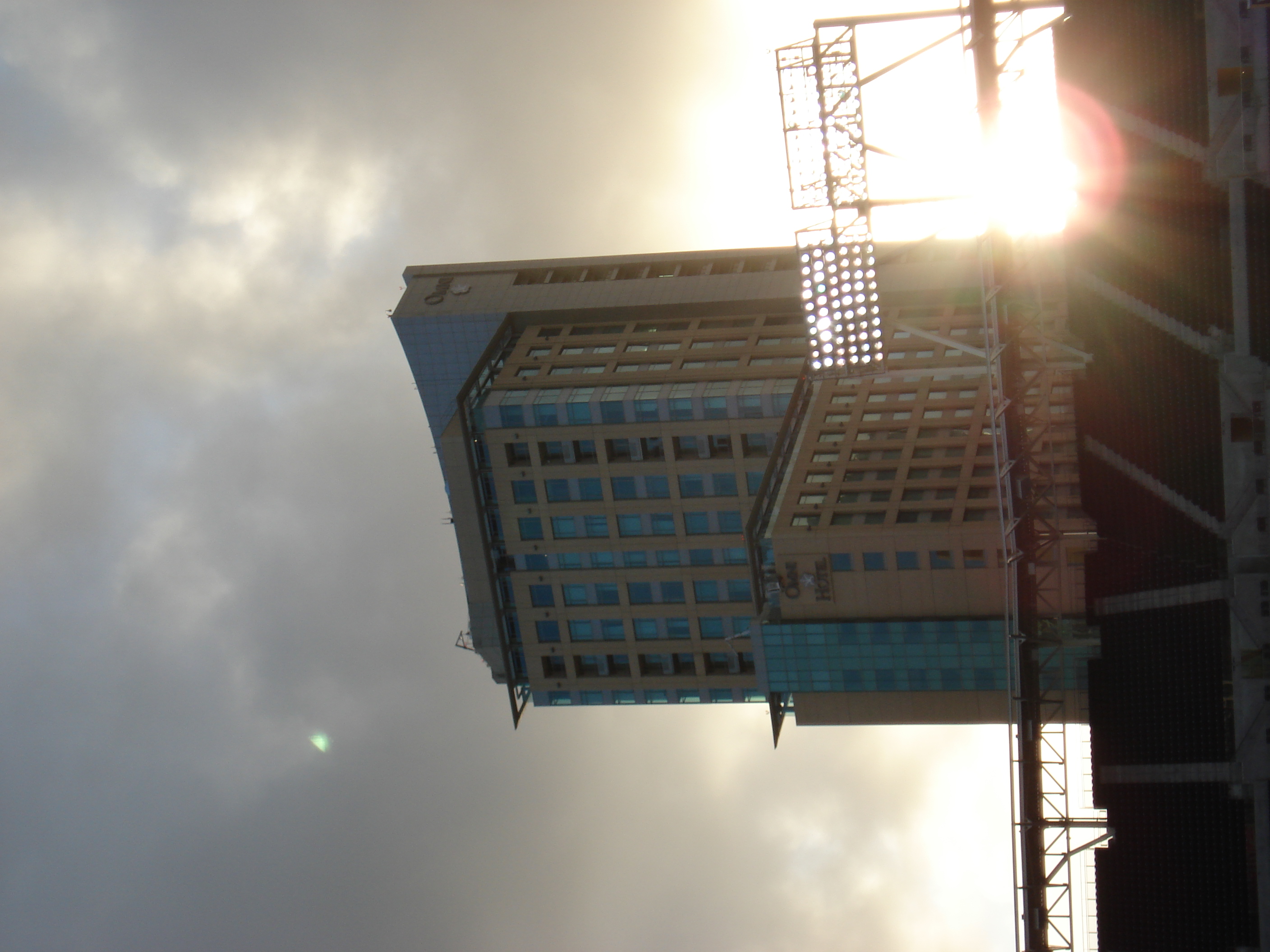 The sun comes out