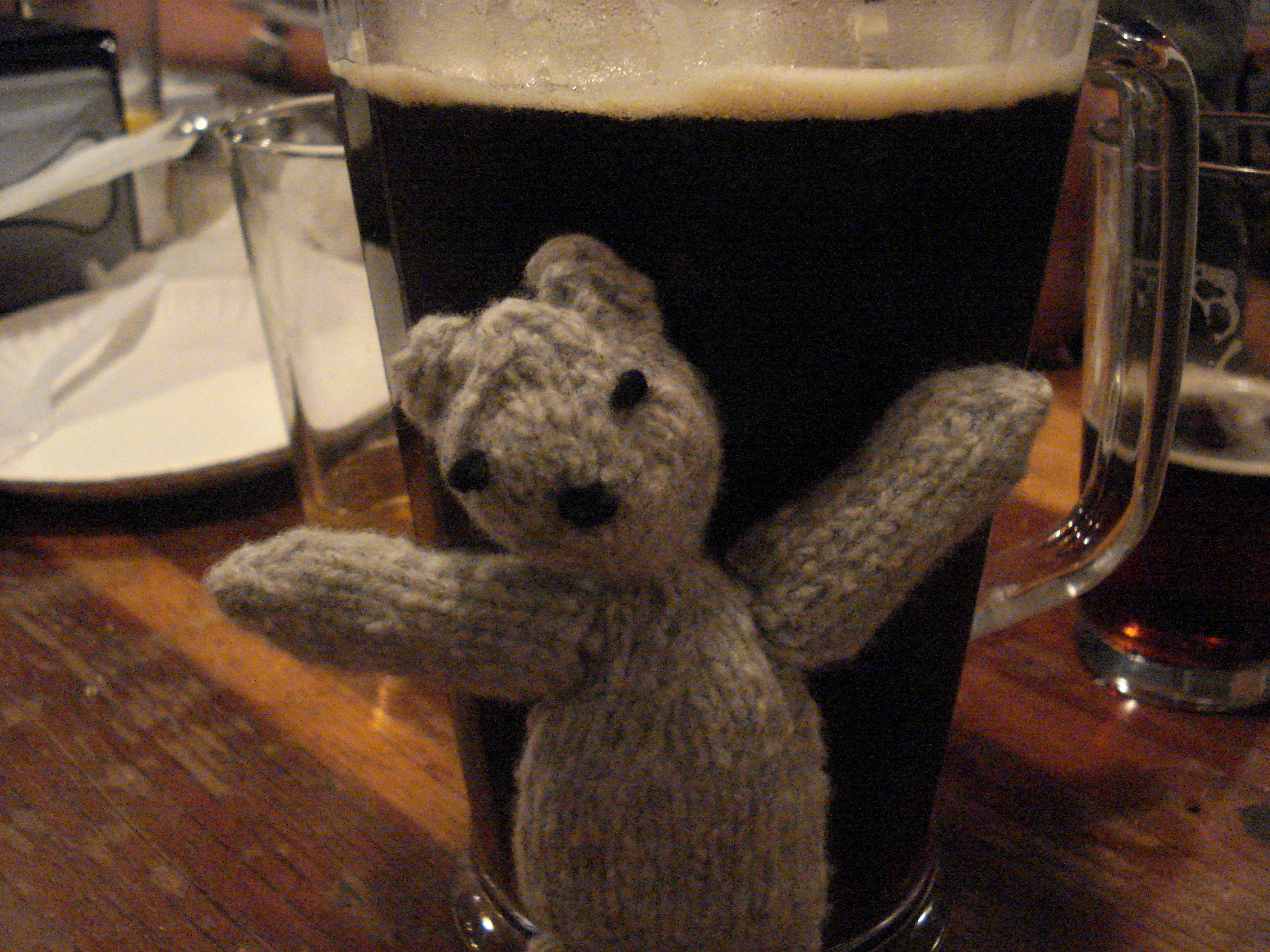 Oatmeal likes beer