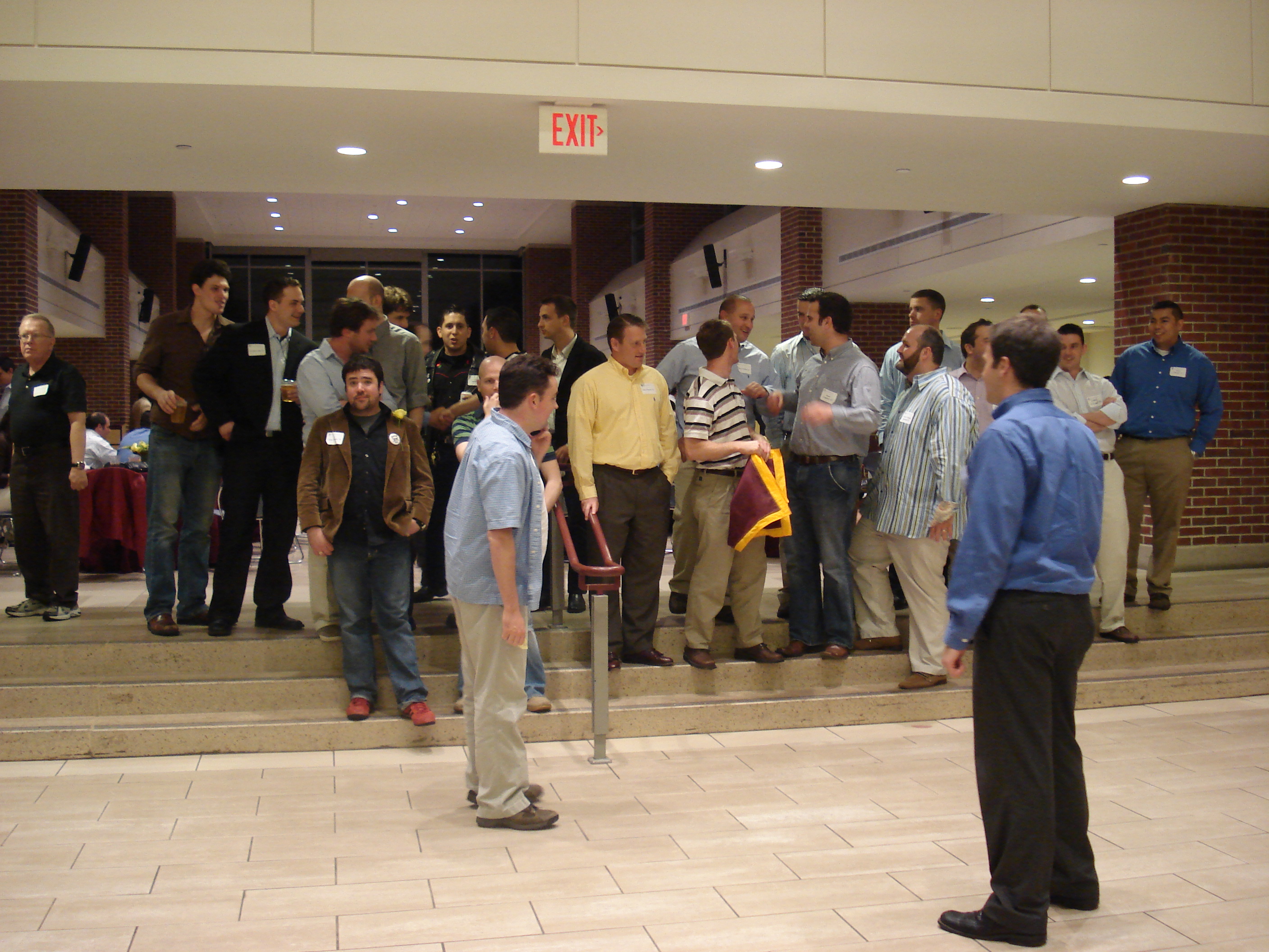 Assembling for class photo
