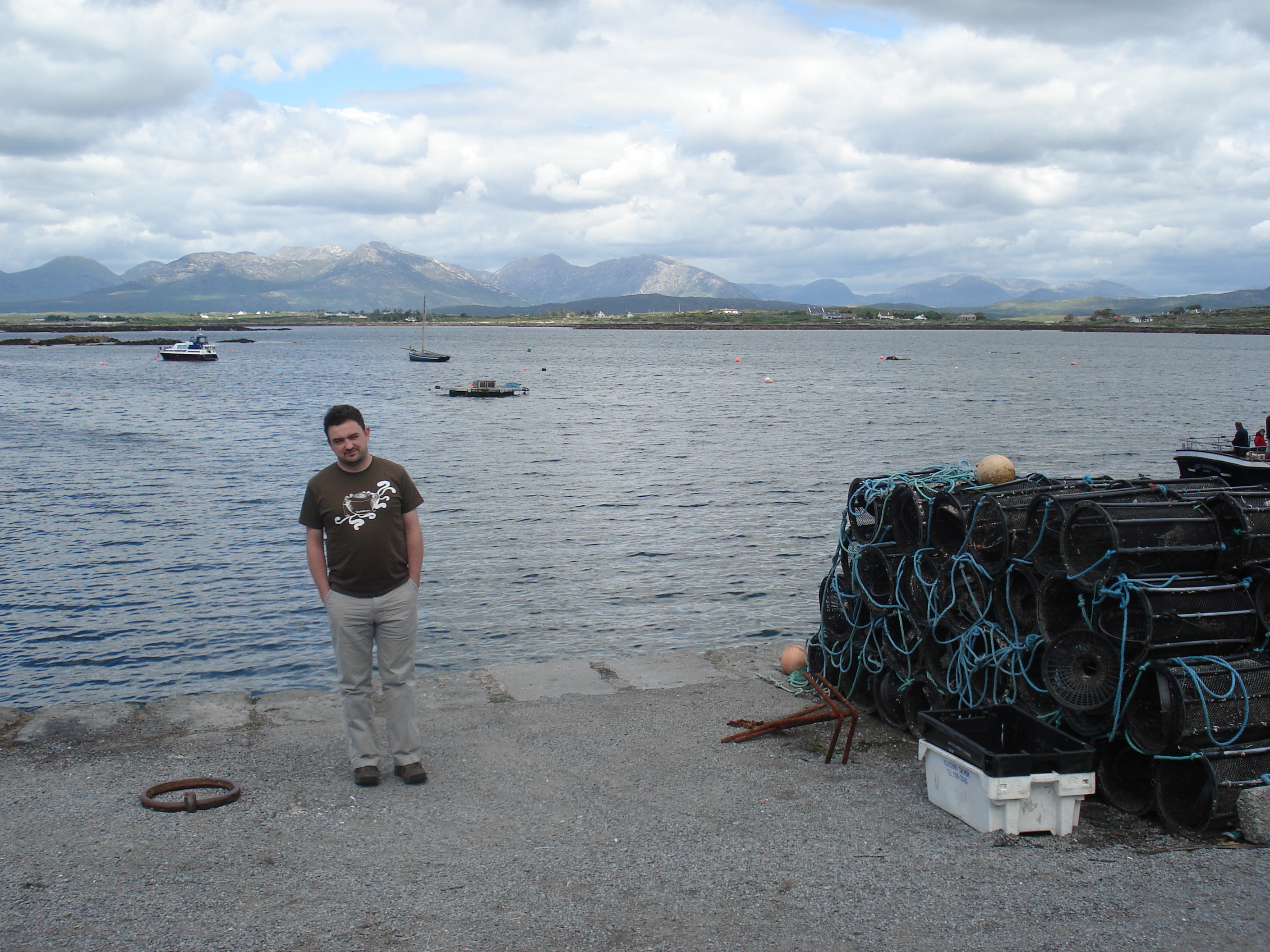 Me, on Roundstone pier