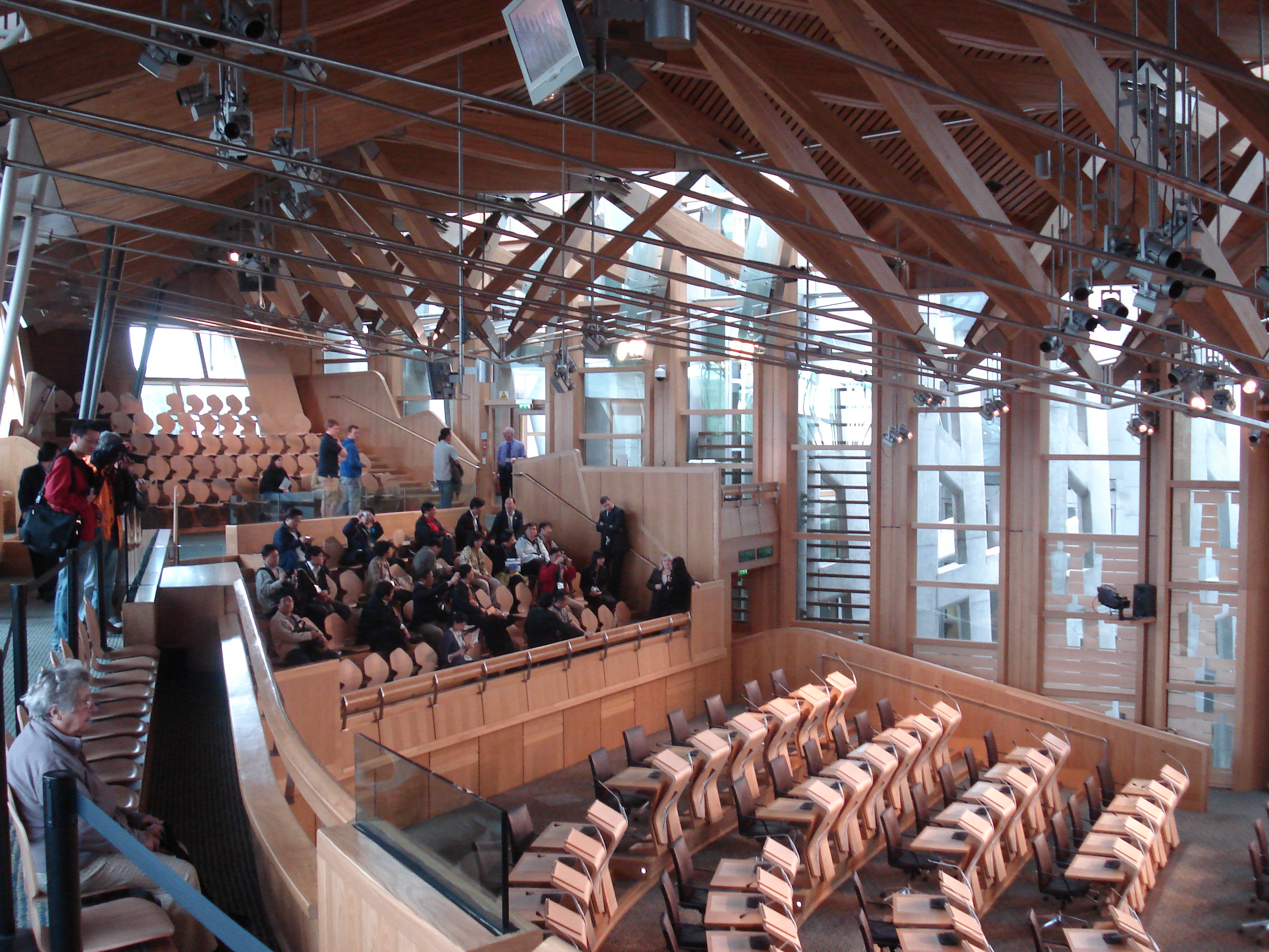 The Debating Chamber, from the left