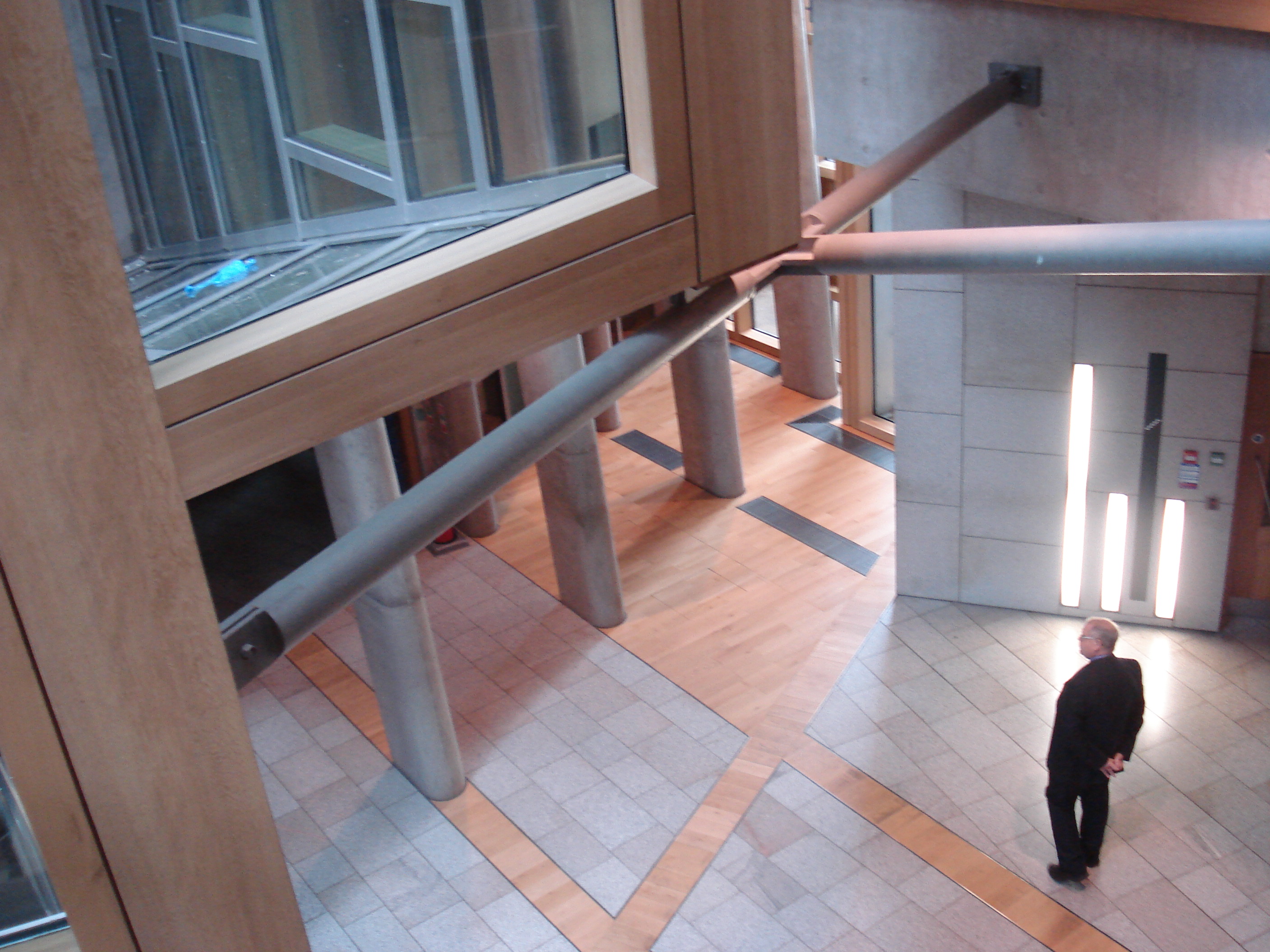 Hallway in the Scottish Parliament Building