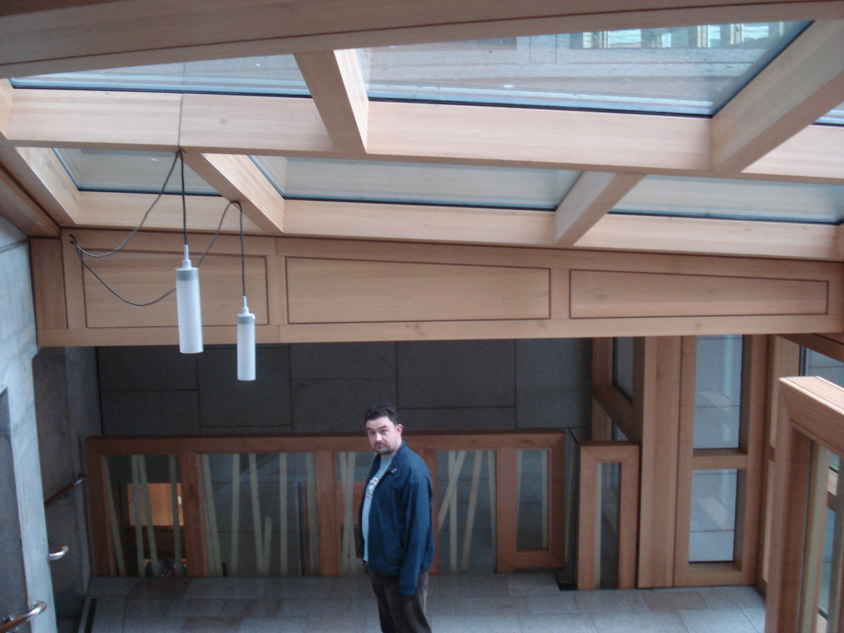 In the Scottish Parliament Building